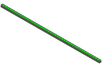 Produktfoto 1 von Schiene R052701466# 2636mm# T1=28