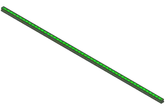 Produktfoto 1 von Schiene R180536161# 2076mm# T1=18