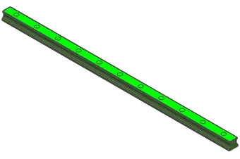 Schiene R160546361# 1151mm# T1=50.5
