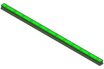 Schiene R160546361# 1256mm# T1=50.5