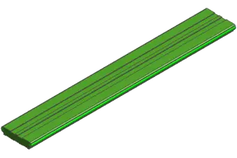 Produktfoto 1 von Tragschiene LFS 120-OL /804