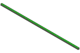 Schiene R180546161# 2516mm# T1=24.25