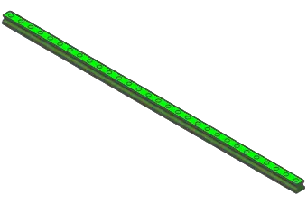Produktfoto 1 von Schiene R180546861# 1571mm# T1=24.25