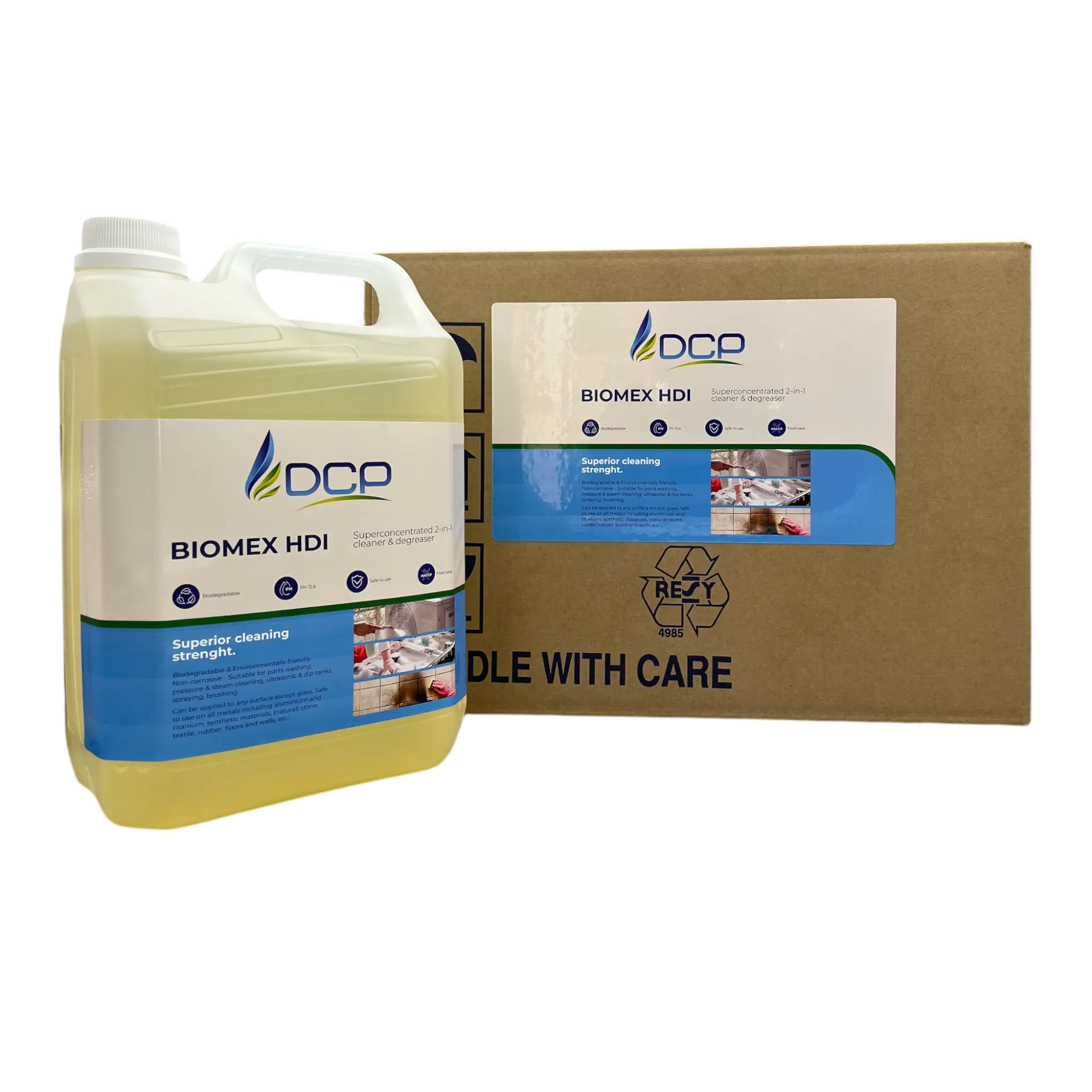 Produktfoto 1 von DCP Biomex HDI 3 X 5L Sicheres alkalisches Reinigungskonzentrat