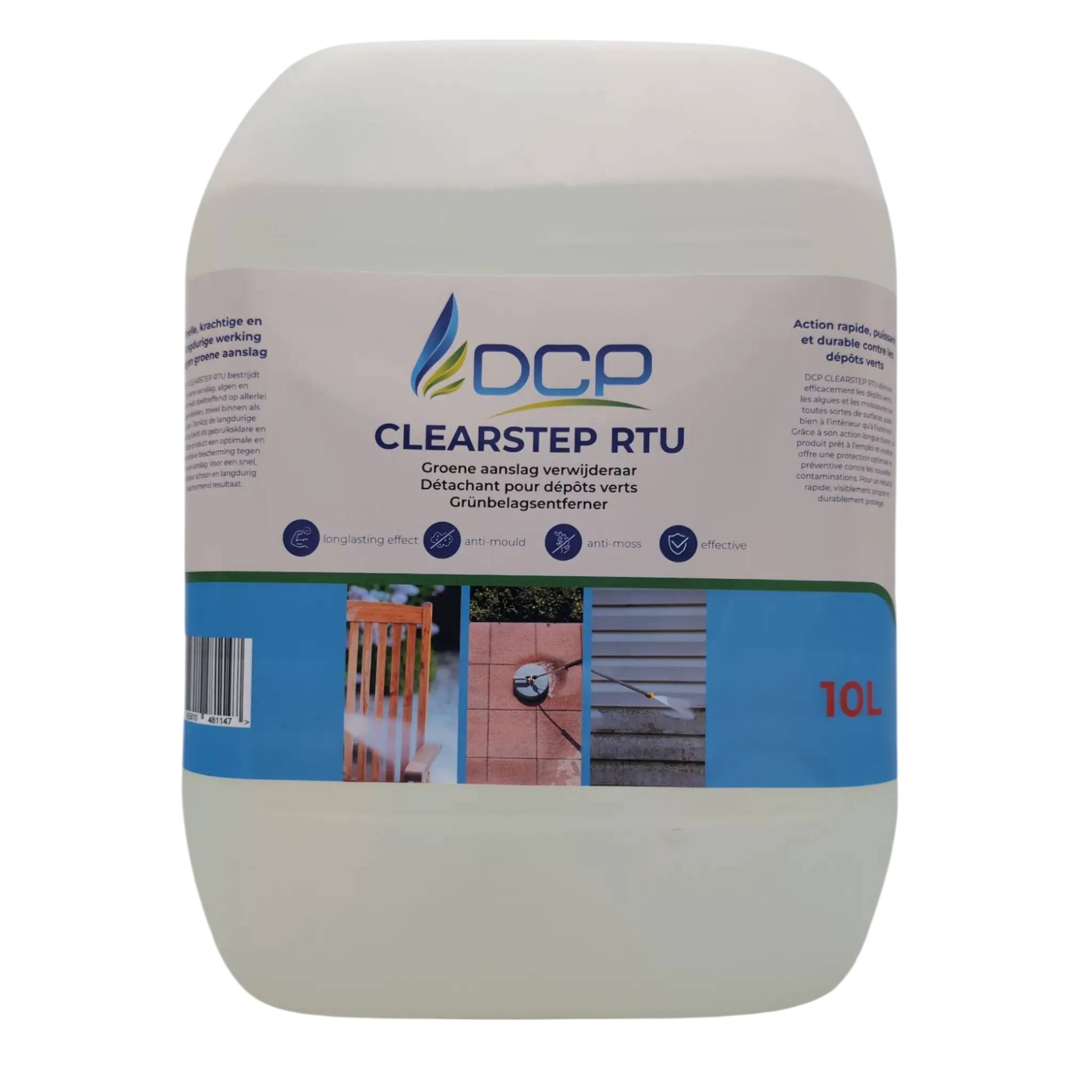 Produktfoto 1 von DCP Clearstep RTU 10L Gebrauchsfertiger flüssiger Grünbelagsentferner
