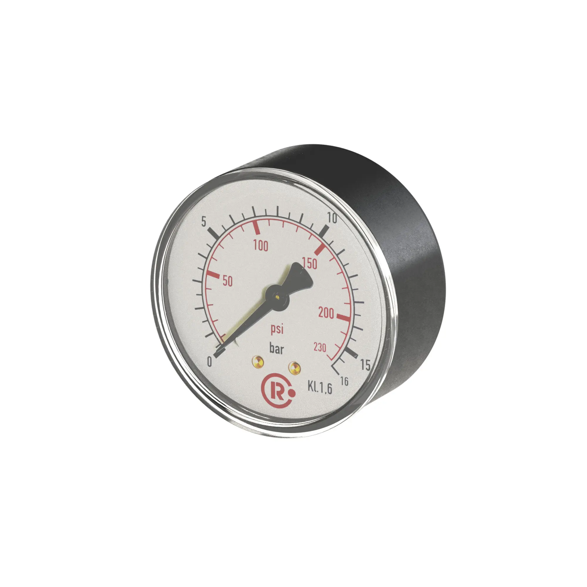 Standardmano, Kunststoff, G 1/8 hinten, 0 - 4,0 bar/58 psi, Ø 40 101671