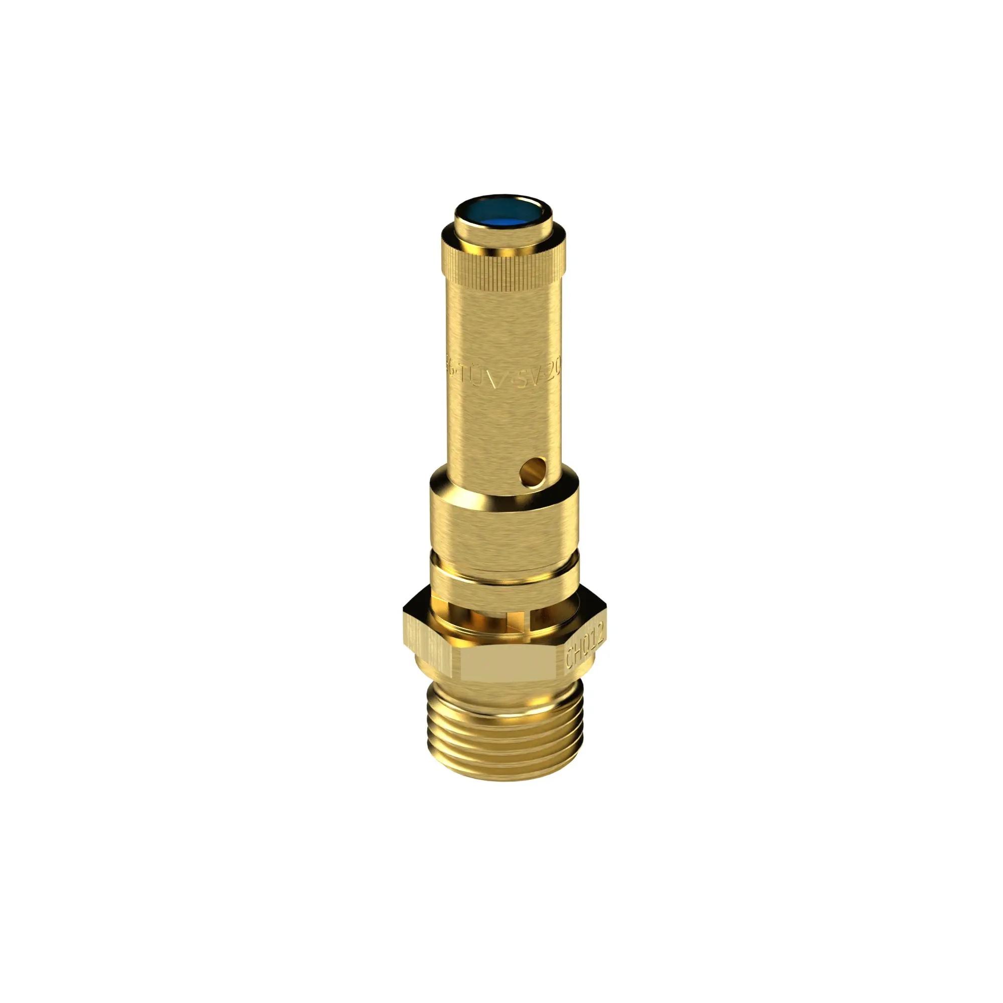 Sicherheitsventil DN 8, Messing, G 1/4, Ansprechdruck 8,1 bar 226.01-8,1