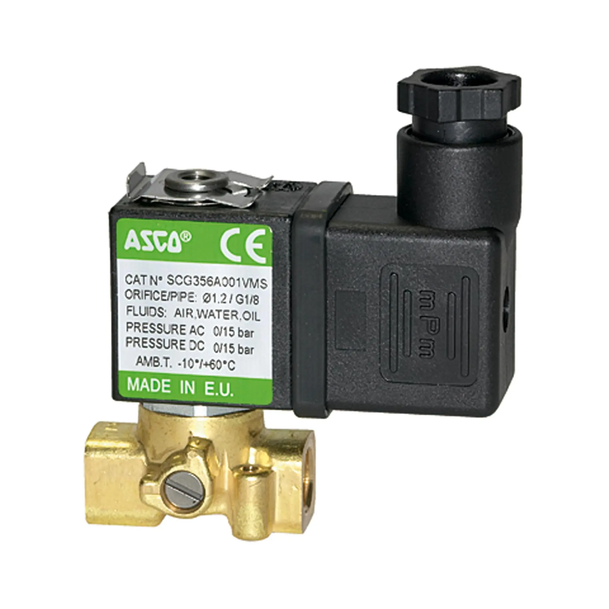 Produktfoto 1 von 3/2-Wege-MV.,MS,NC,direktg.,230/50 V AC,50 Hz, G 1/8, PN 0-15 bar 102961