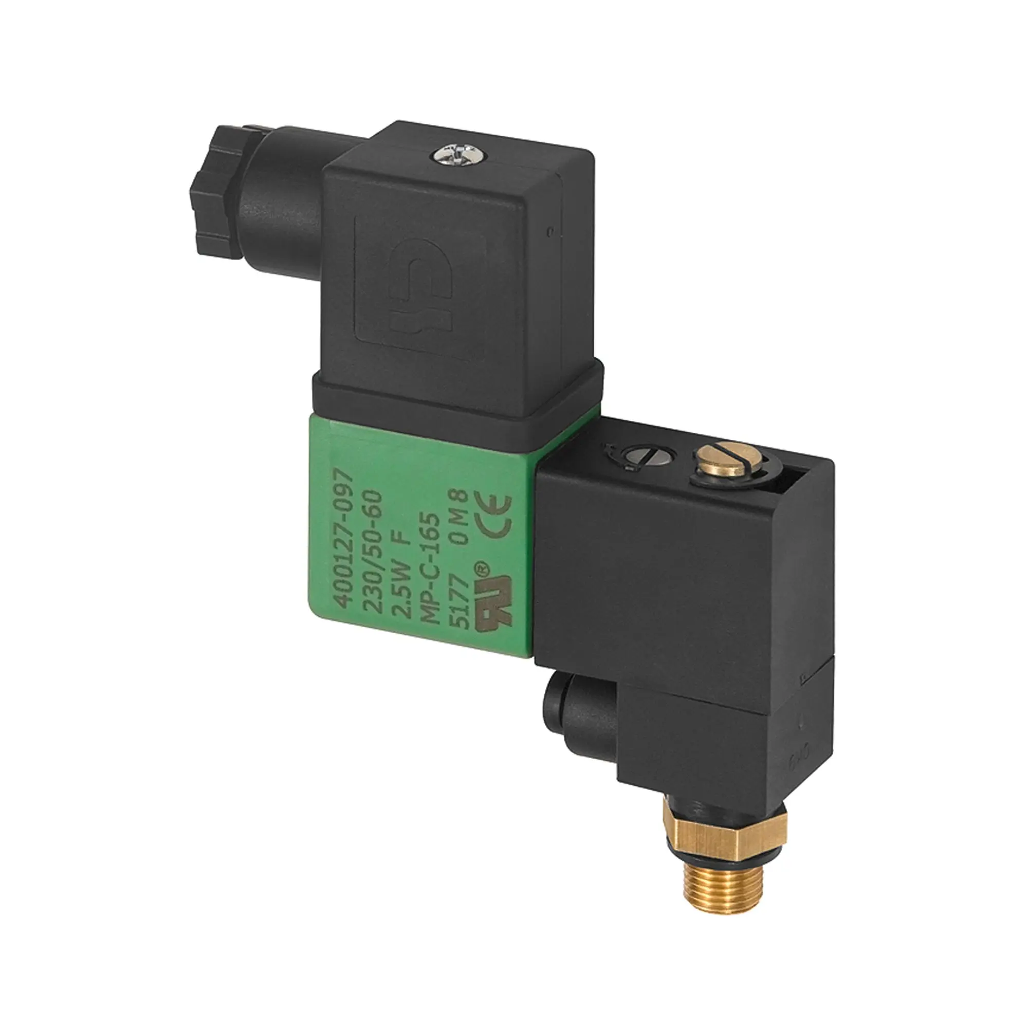 Produktfoto 1 von 3/2-Wege-Magnetventil, Banjo, NC, 230/50 V, G 1/8 AG, PN 10 bar 102967