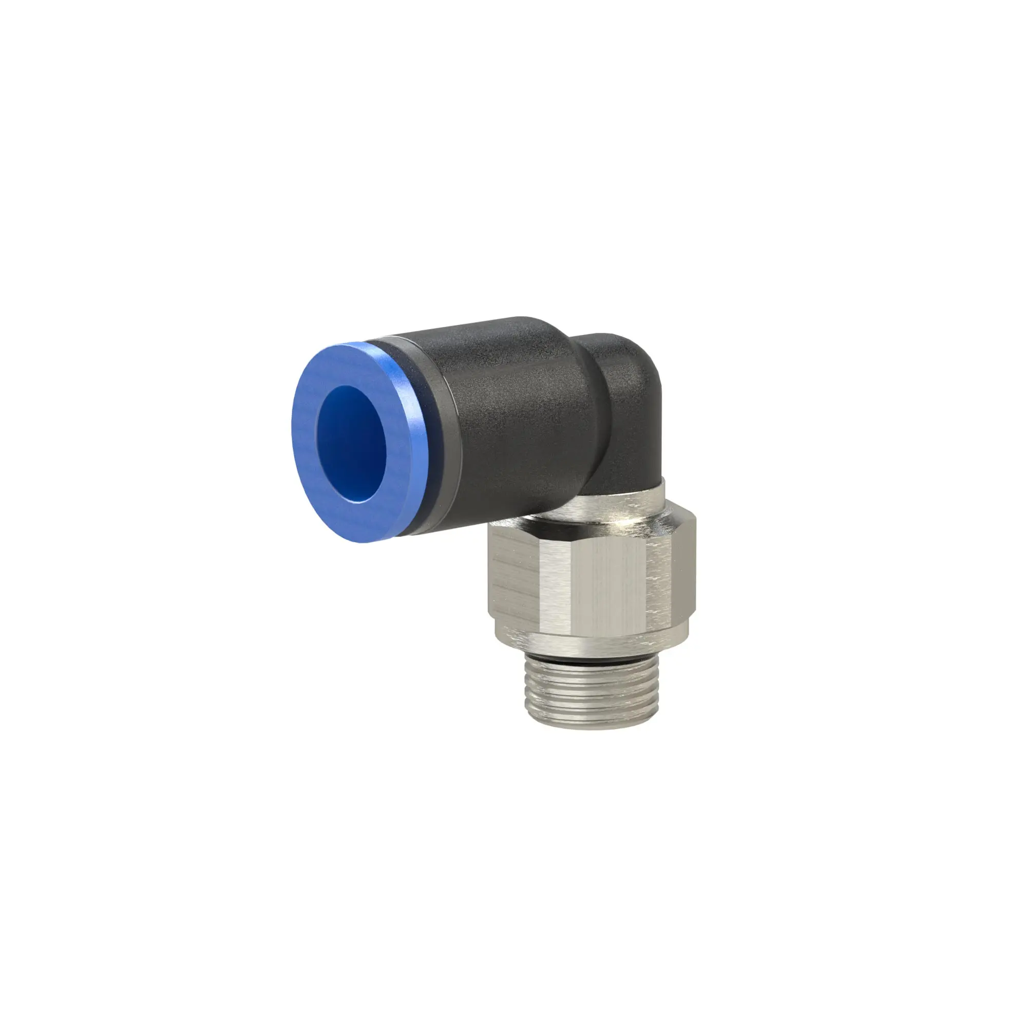 L-Steckverschraubung »Blaue Serie«, drehbar, G 3/8 außen, Ø 12 mm 125.038-12