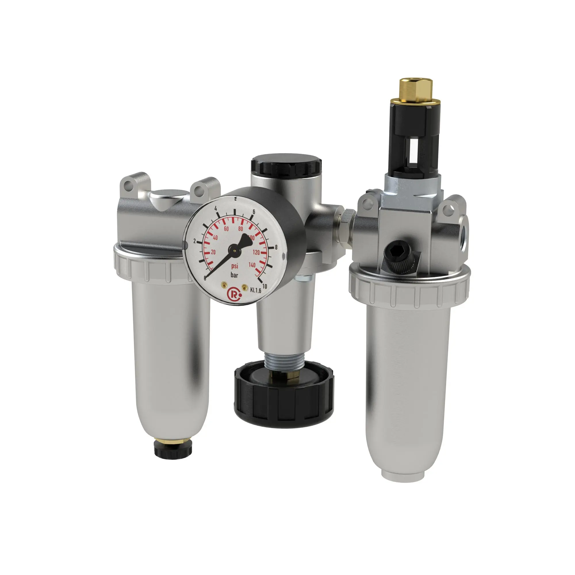Produktfoto 1 von Wartungseinheit 3-tlg. »Standard« mit Metallbehälter, BG 2, G 3/8 850 B/M.2