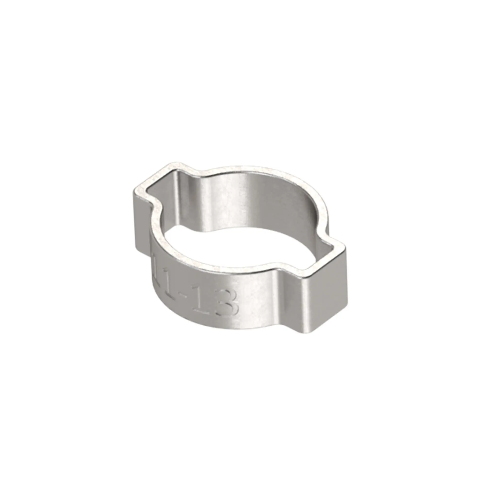 Produktfoto 1 von 2-Ohr-Schl.klemme, Edelstahl (W4), 5 - 7 mm, 6,0 mm, VPE 10 Stk. 157 A-ES