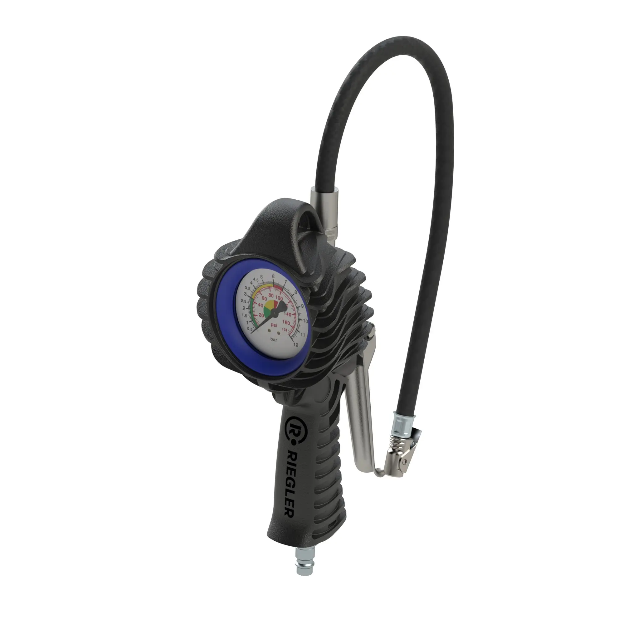 Produktfoto 1 von Stand.-Handreifenfüllmesser MS, Mano Ø 63 mm, ungeeicht, 0-12 bar 39.011