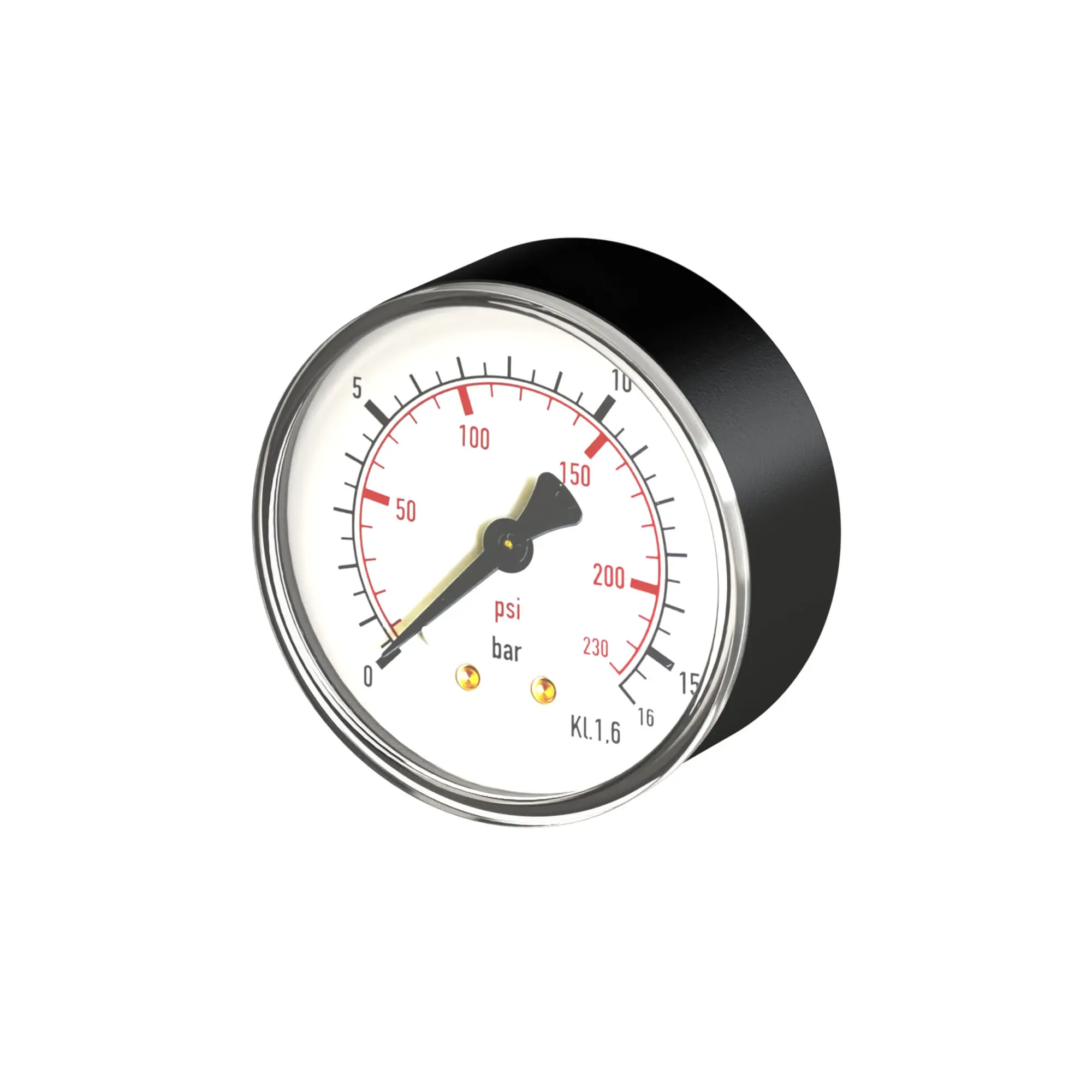 Produktfoto 1 von Standardmano »pressure line« G 1/8 hinten -1/0 bar/-14,5 psi, Ø40 110.41-KDE