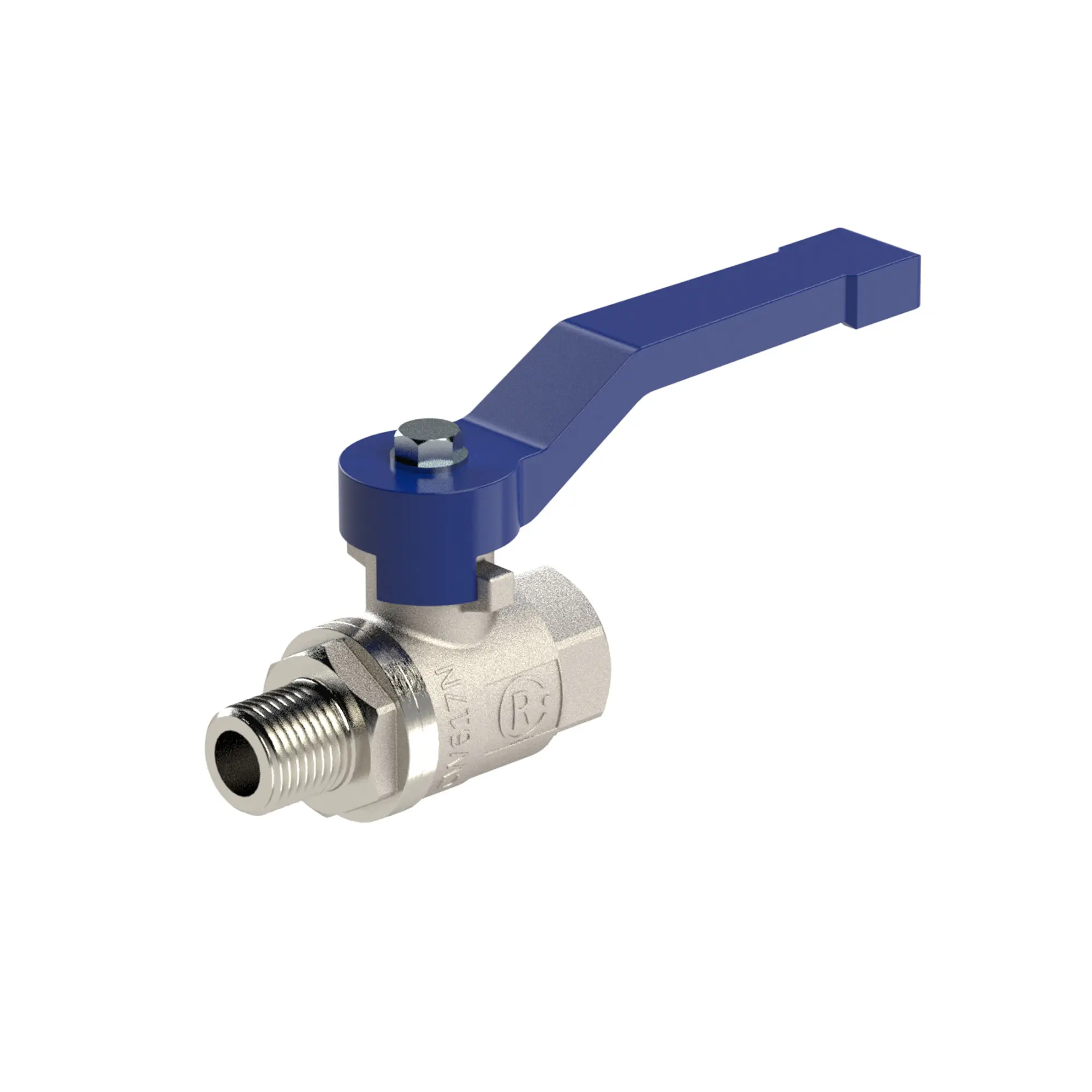 Produktfoto 1 von Kugelhahn »valve line«, Handhebel blau, MS vern., IG/AG, G 2 335.09-E
