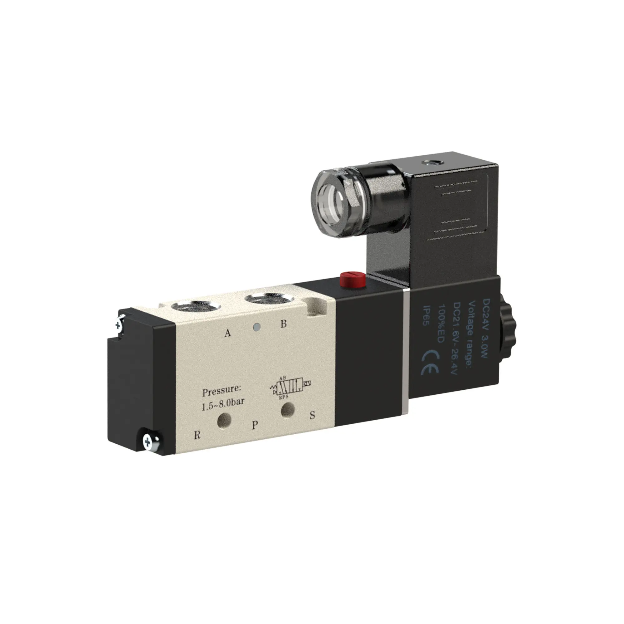 Produktfoto 1 von 5/2-Wegeventil elektropneu. »4V« monost., G 1/4, 24VDC, 850l/min 517.2003