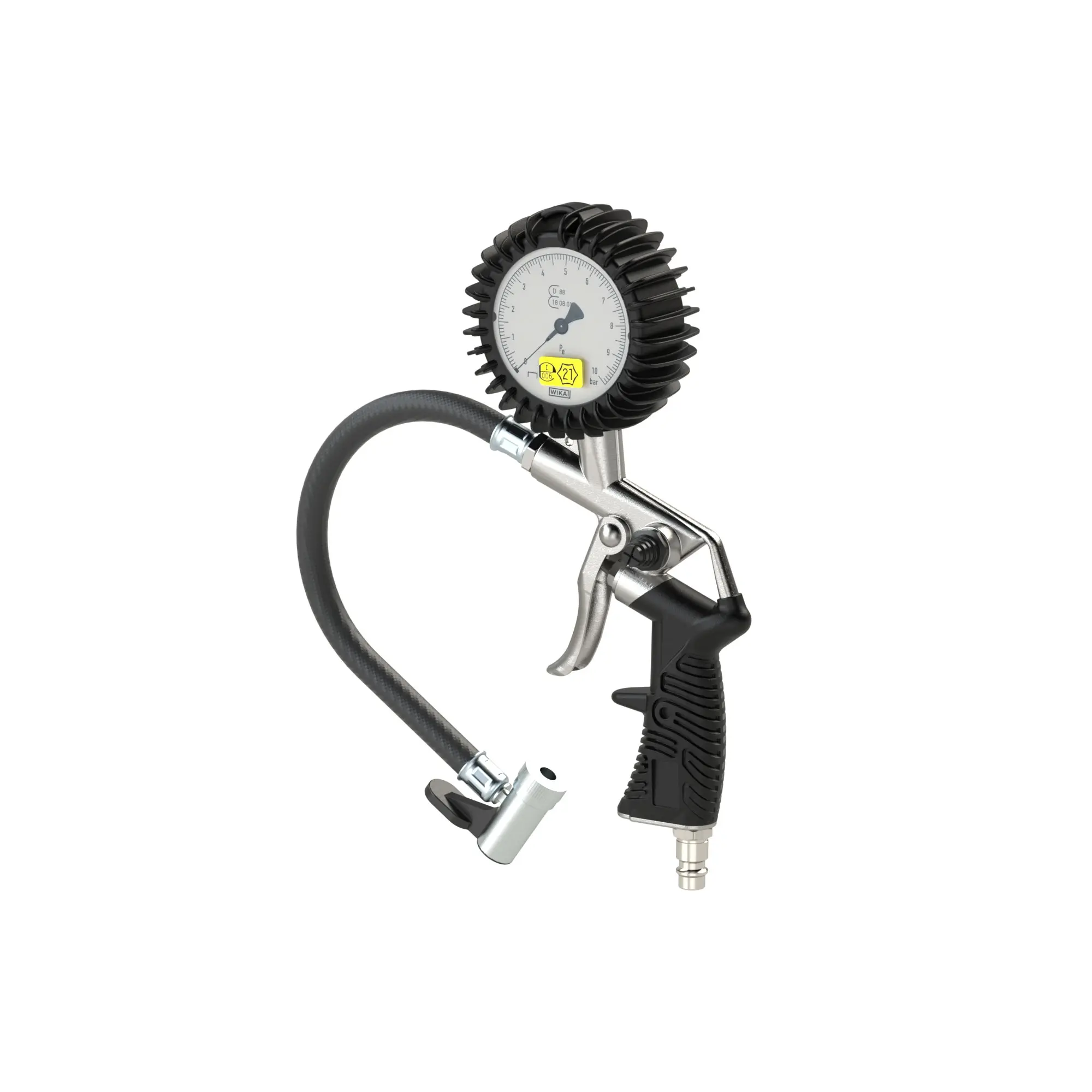 Produktfoto 1 von Stand.-Handreifenfüllmesser HS, Mano Ø 63 mm, geeicht, 0-10 bar 39.014GE