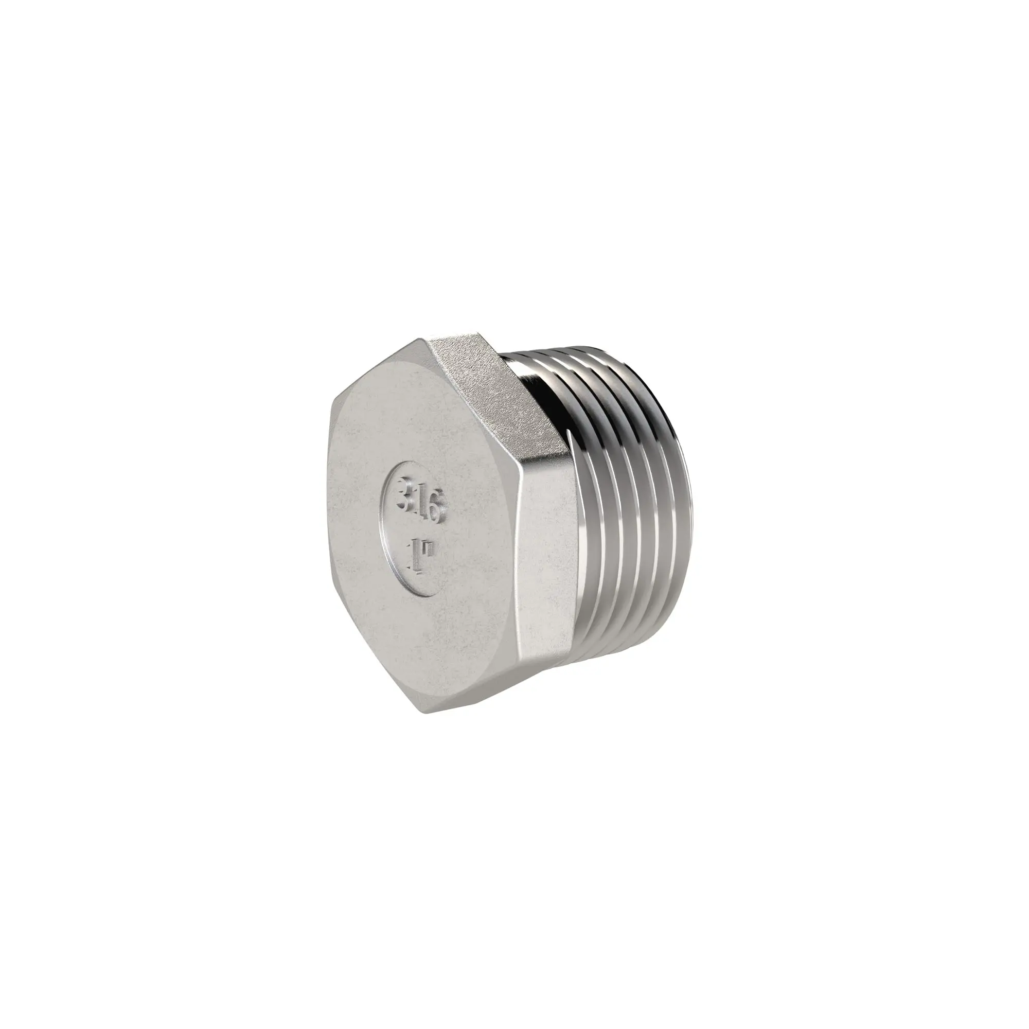 Produktfoto 1 von Verschlussstopfen, Sechskant, R 1/8, AG, SW 12,2, ES 1.4408 VSTR18ES4408SK