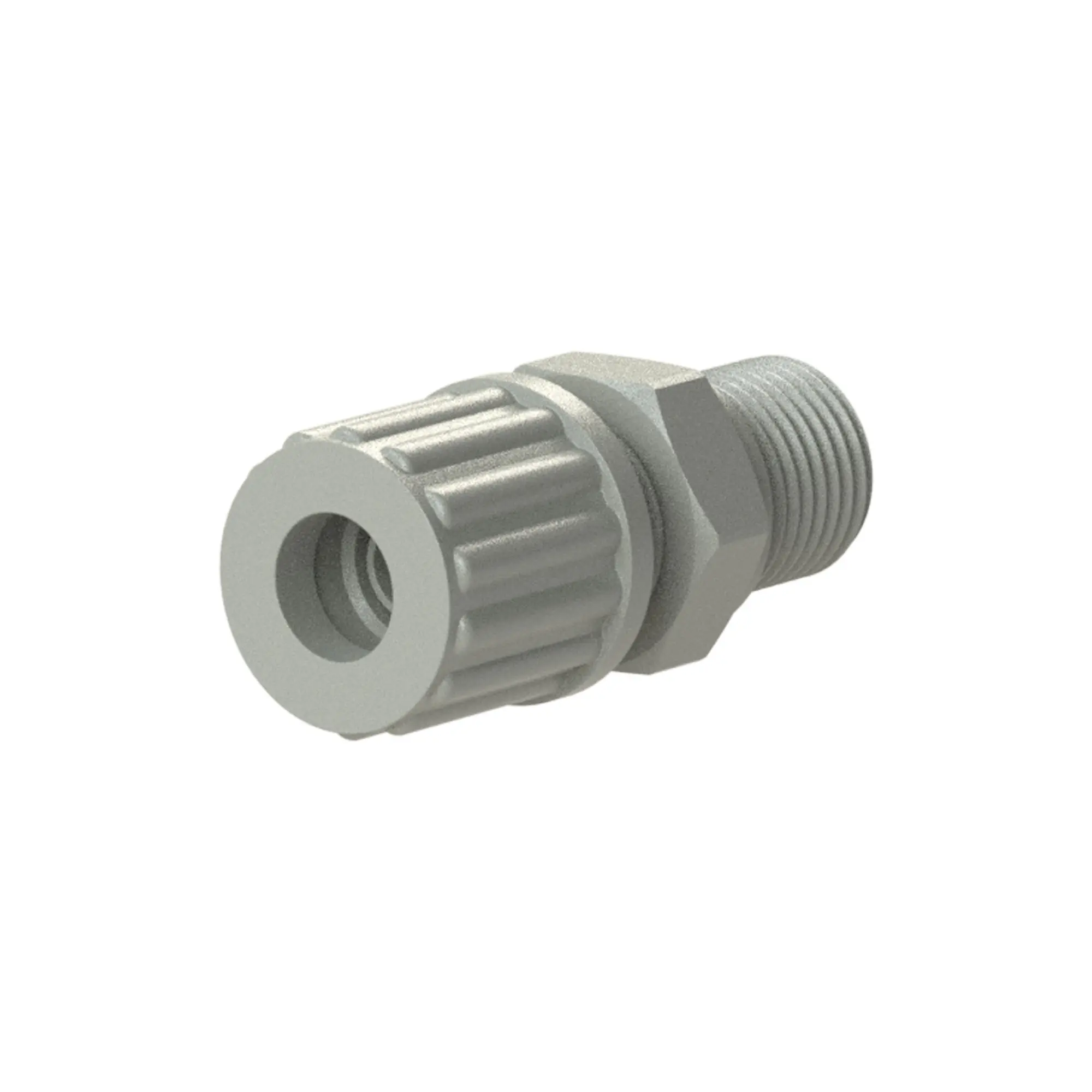 Produktfoto 1 von Gerade Einschraubverschraubung, G 1/2 a., für Schlauch 4/6 mm, PP 120.31-PP