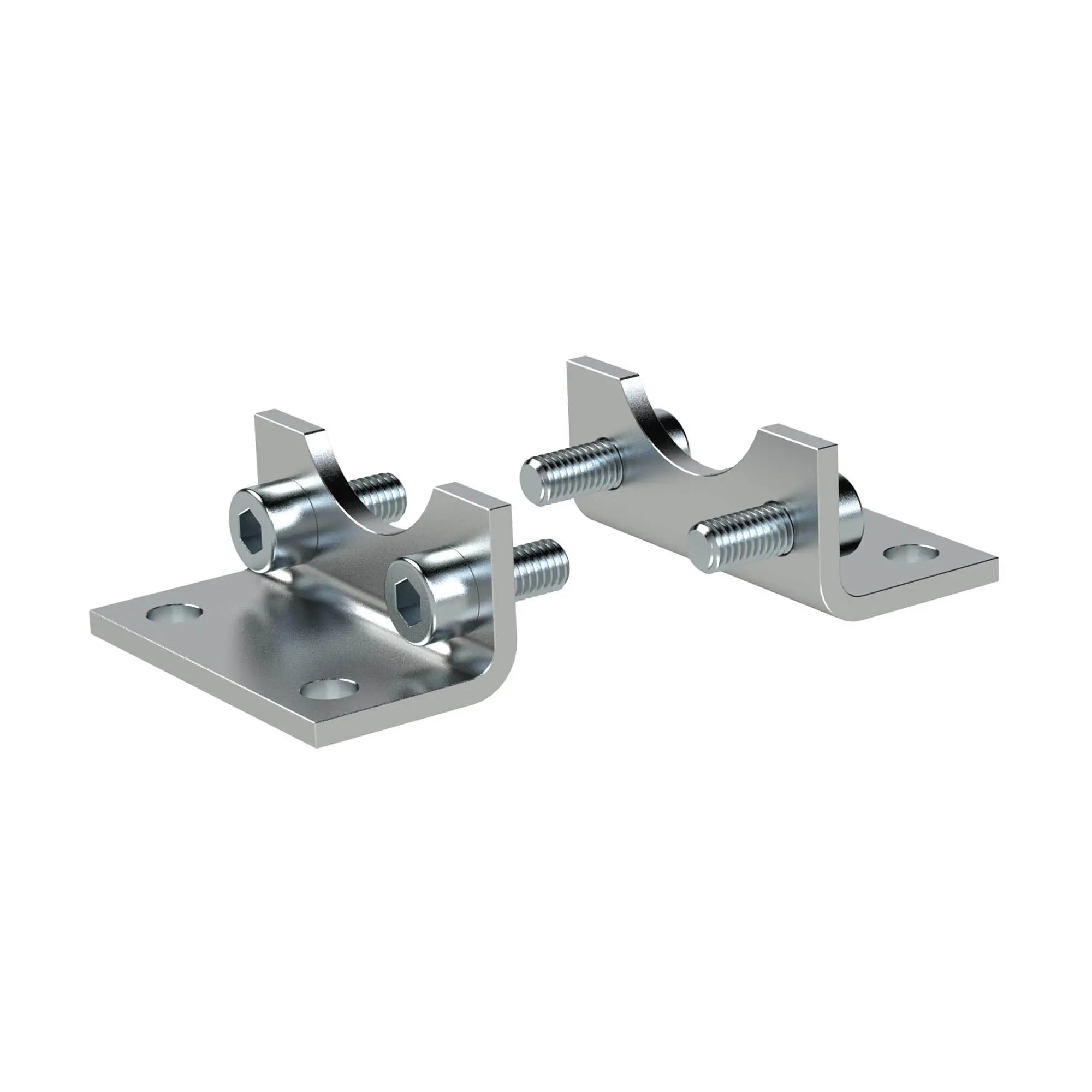 Produktfoto 1 von Fußbefestigung für kolbenstangenlose Zylinder ZRL1 Ø16 FB.ZRL1.16