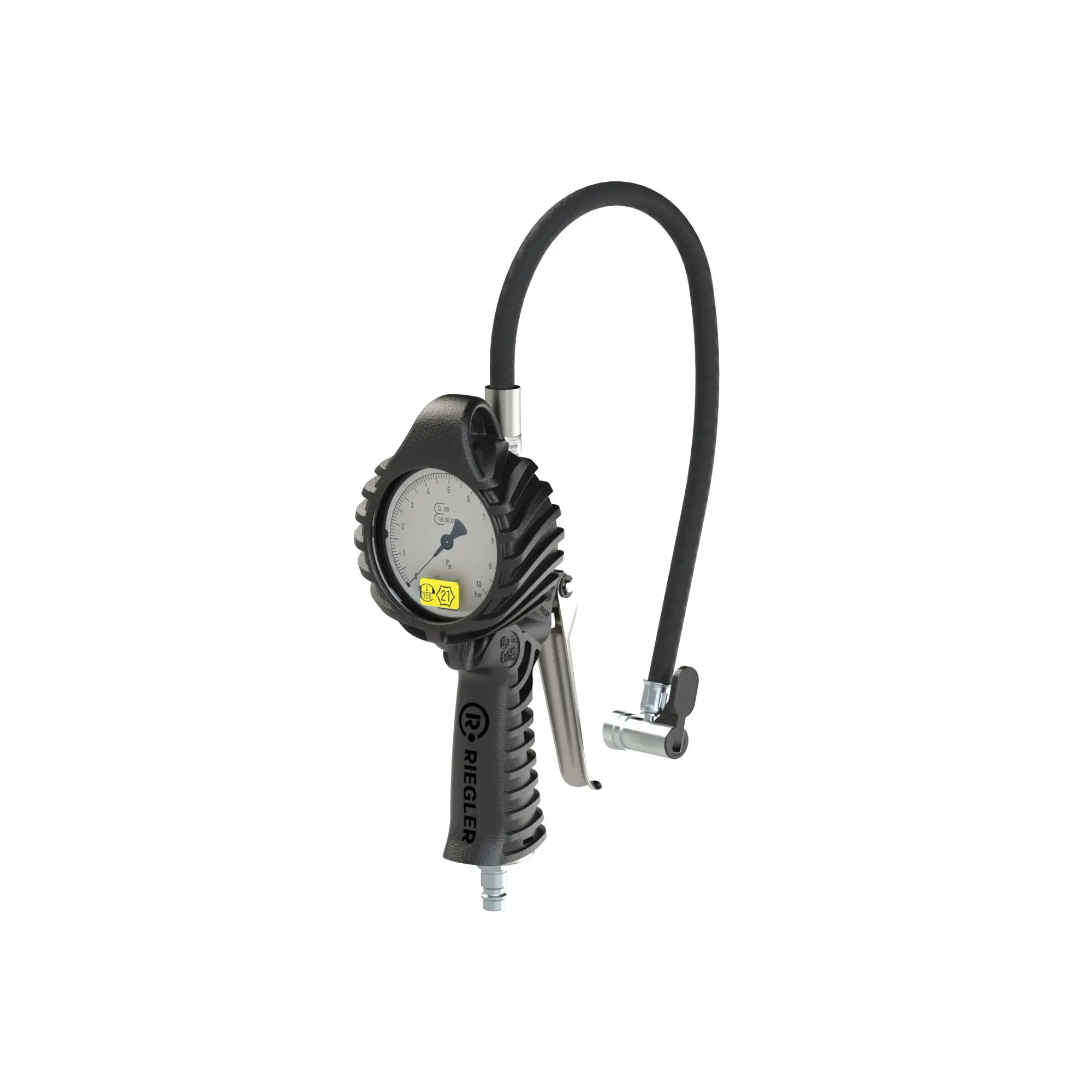 Produktfoto 1 von Stand.-Handreifenfüllmesser HS, Mano Ø 80 mm, geeicht, 0 - 12 bar 39.031