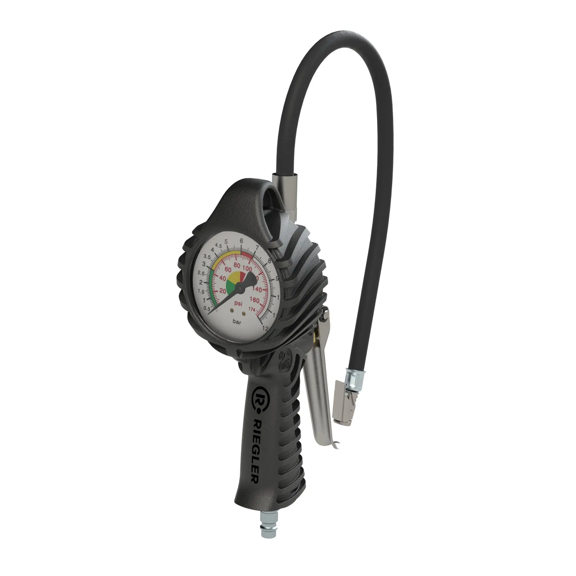 Produktfoto 1 von Stand.-Handreifenfüllmesser MS, Mano Ø 80 mm, ungeeicht, 0-12 bar 39.022