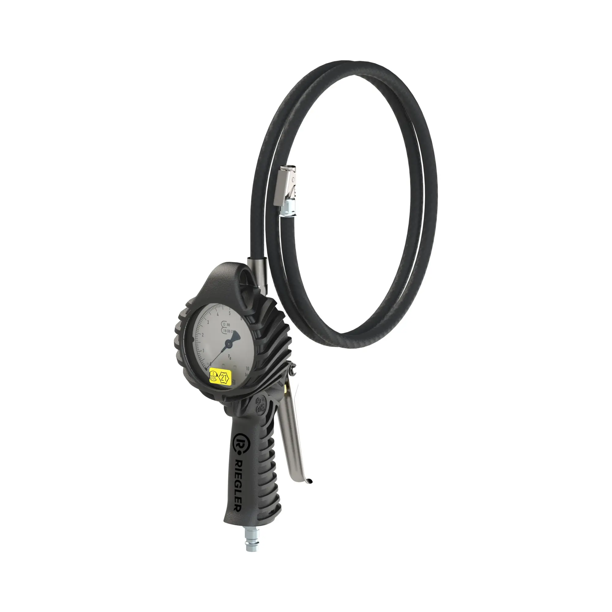 Produktfoto 1 von Stand.-Handreifenfüllmesser MS, Mano Ø 80 mm, geeicht, 0 - 12 bar 39.023