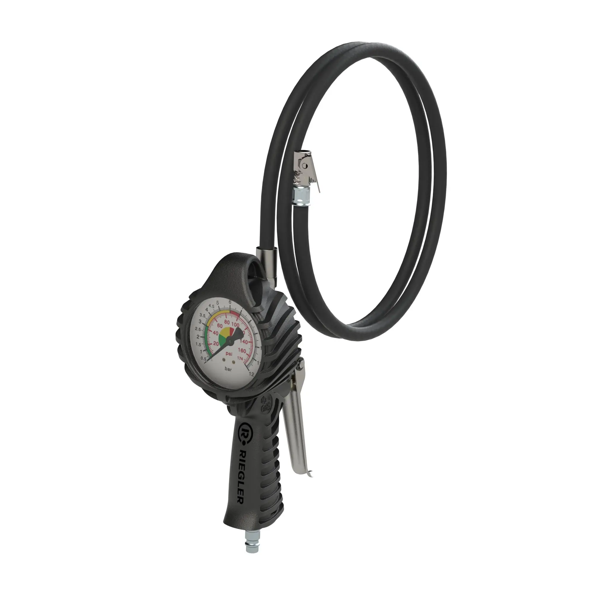 Produktfoto 1 von Stand.-Handreifenfüllmesser MS, Mano Ø 80 mm, ungeeicht, 0-12 bar 39.024