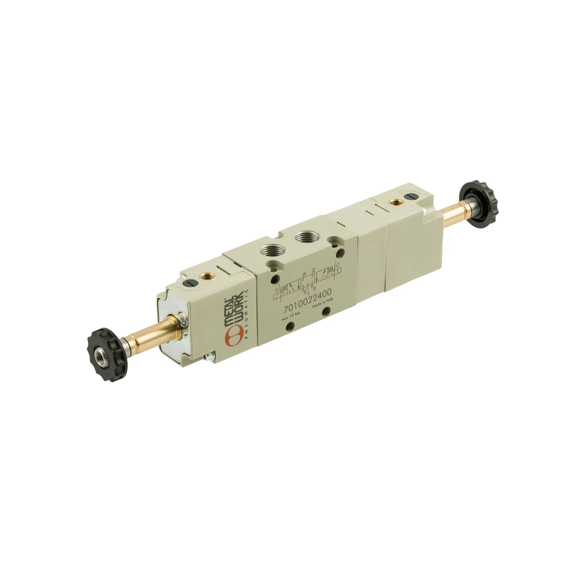 Produktfoto 1 von 5/3-Wegeventil, elektropneumatisch, Mitte belüftet, G 1/8 145723