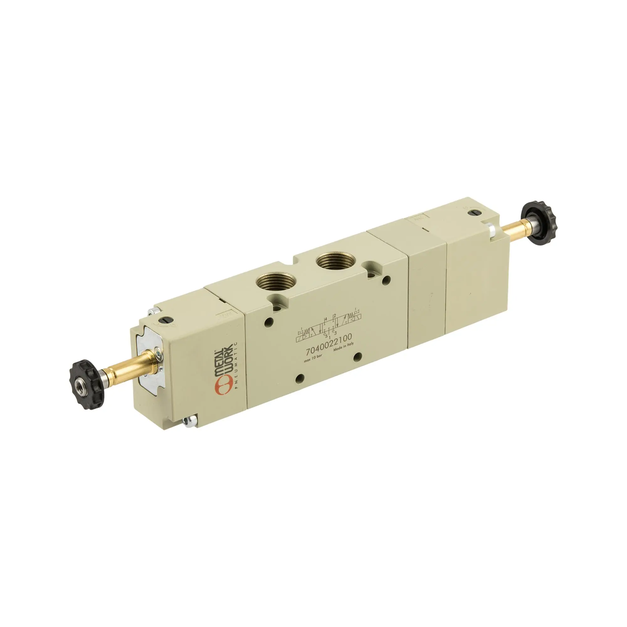 Produktfoto 1 von 5/3-Wegeventil, elektropneumatisch, Mitte geschlossen, G 3/8 145717