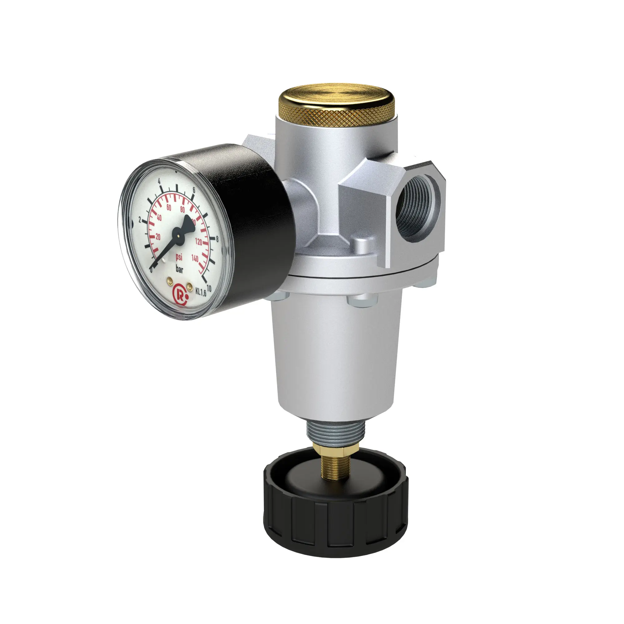 Konstant-Druckregler inkl. Manometer, BG 2, G 1/2, 0,5 - 16 bar DRK.G12.BG2.0,5-16B