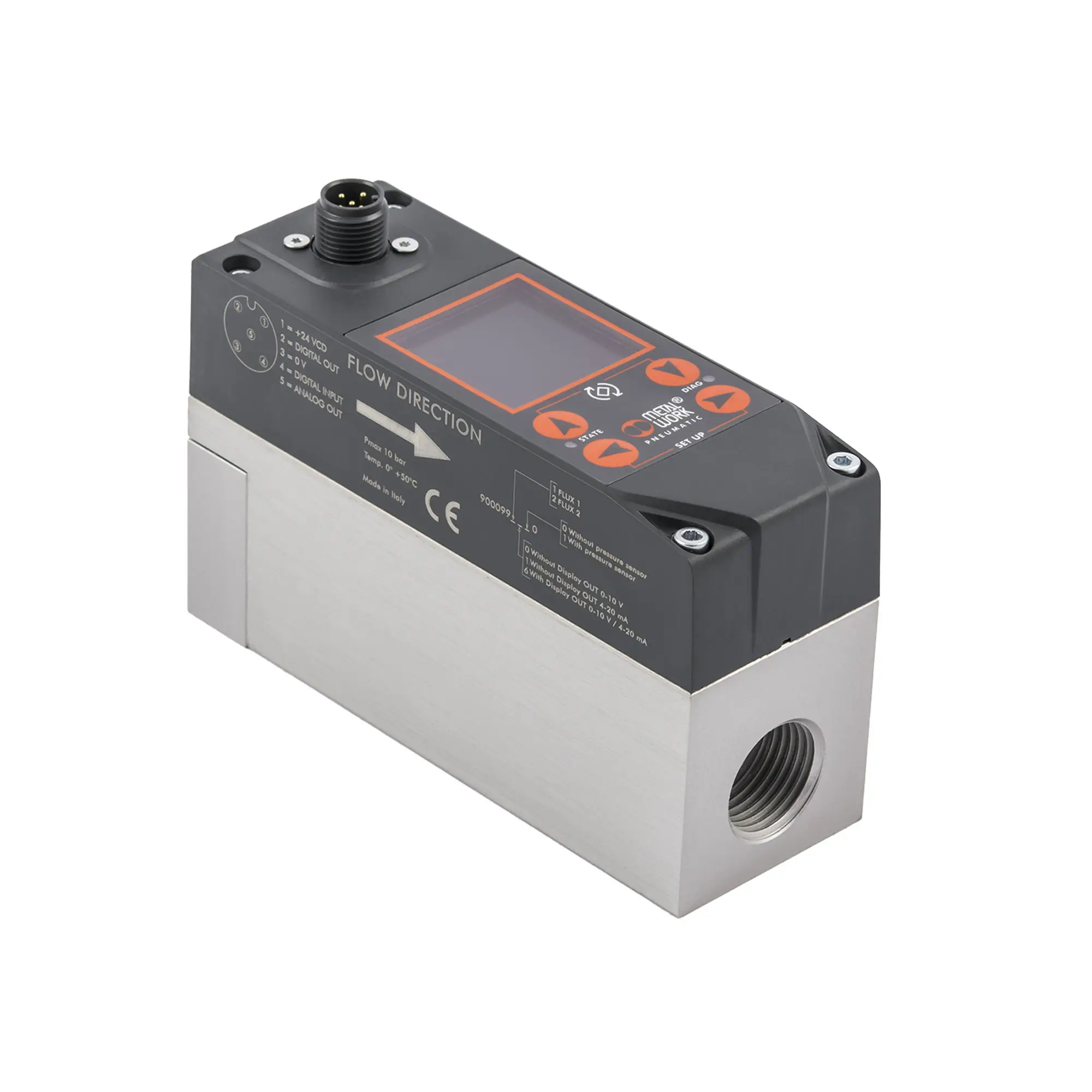 Produktfoto 1 von Durchflussmesser »FLUX«, BG 1, Display/Drucksensor 148199
