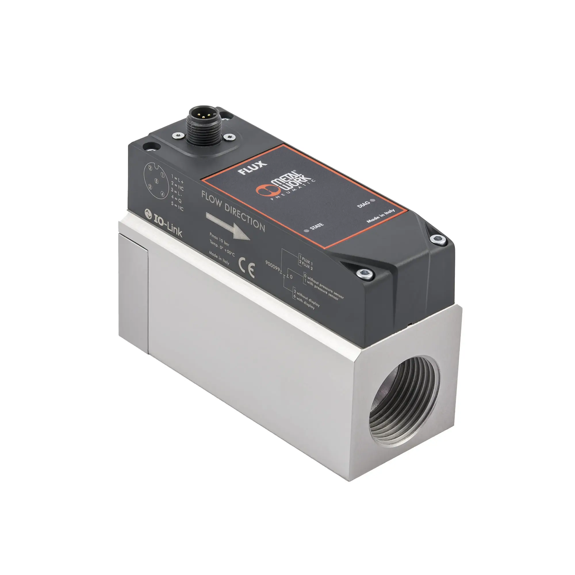Produktfoto 1 von Durchflussmesser »FLUX«, BG 2, IO-Link 148204