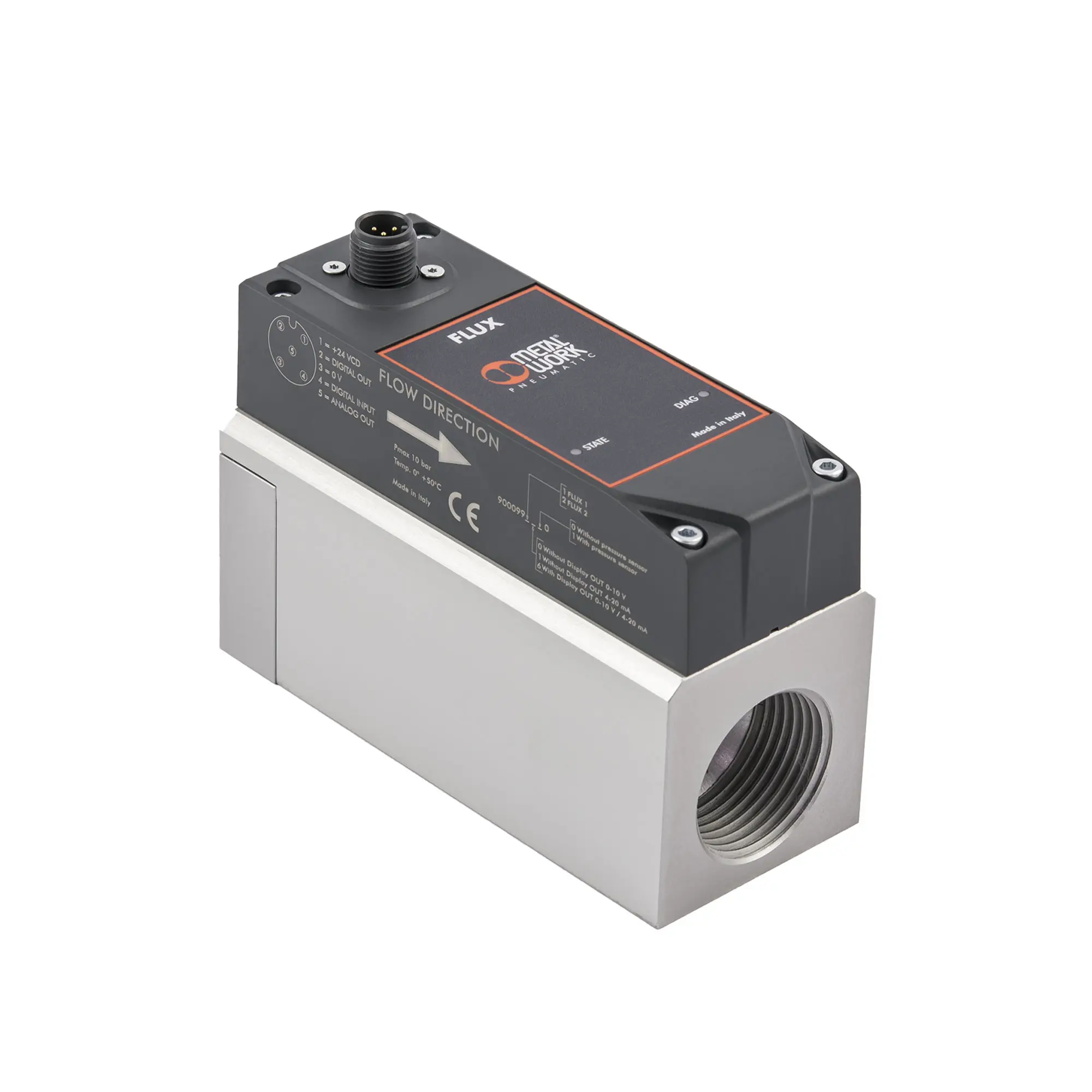Produktfoto 1 von Durchflussmesser »FLUX«, BG 2, 0 … 10 V/4 … 20 mA 148203