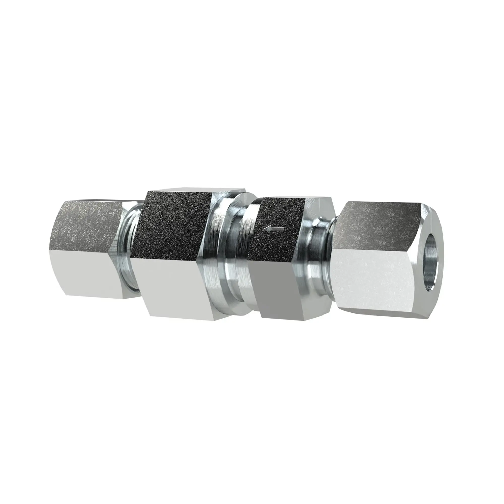 Produktfoto 1 von Rückschlagventil, Rohr-AØ 28mm, PN max. 100, Stahl verzinkt RSV28LST