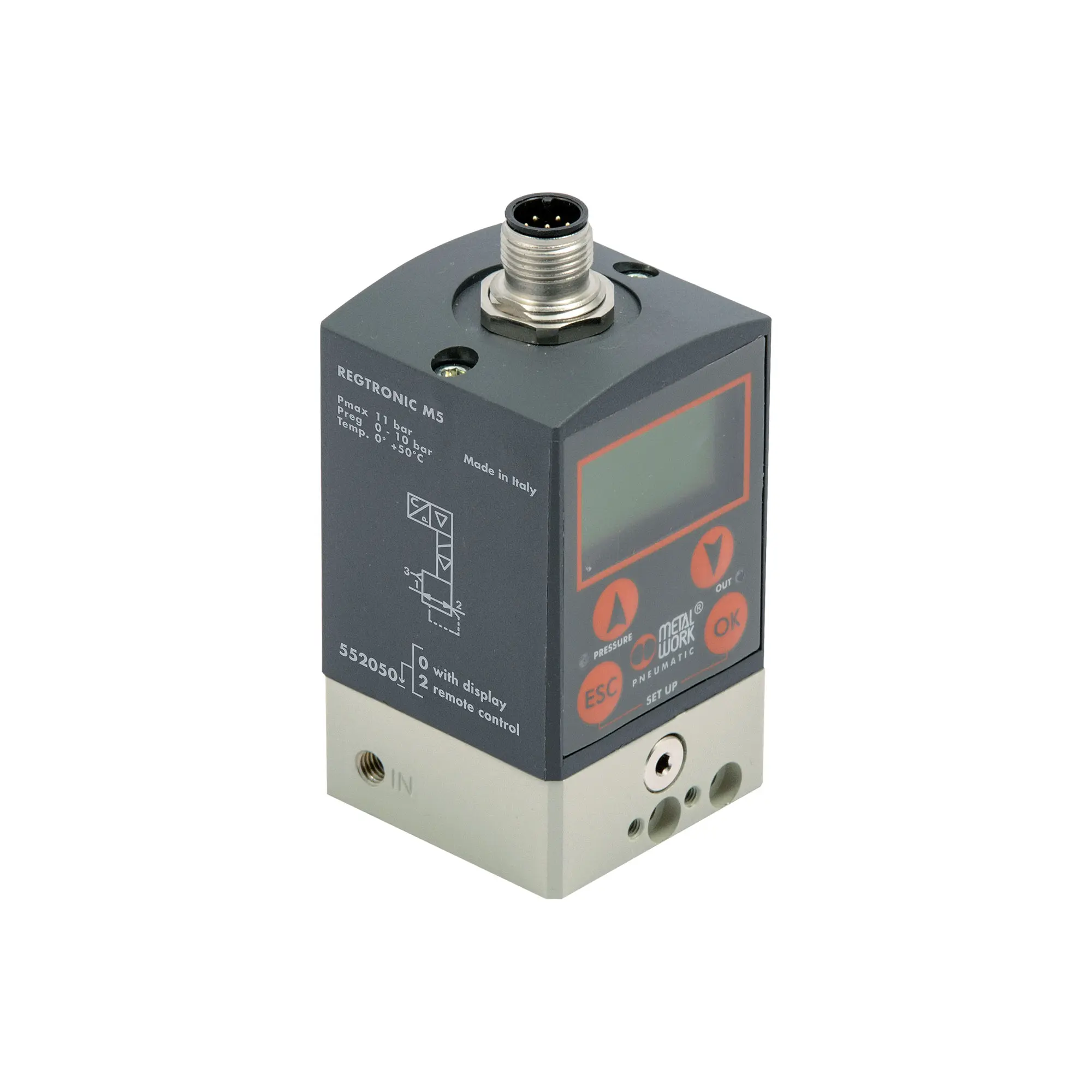 Produktfoto 1 von Präz.-Prop.-Druckregler REGTRONIC, M5, Display, IO-Link 152332