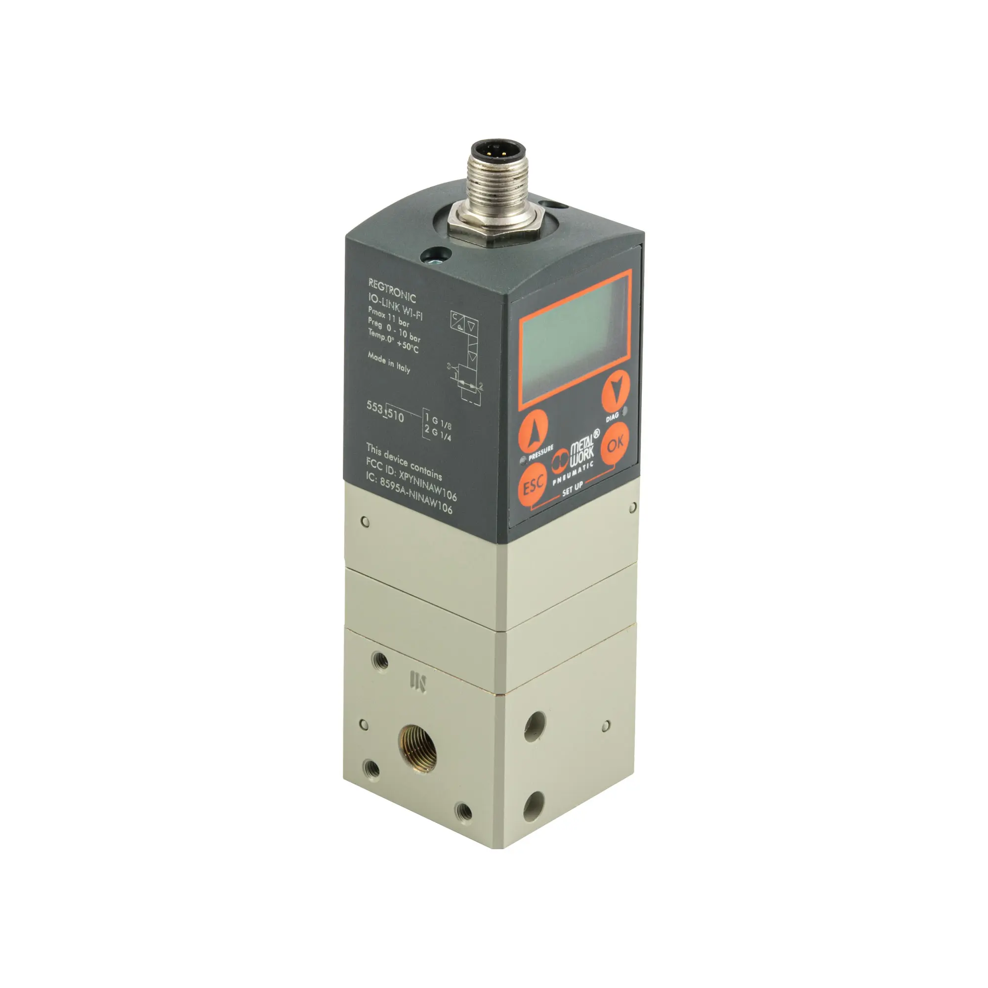 Produktfoto 1 von Präz.-Prop.-Druckregler REGTRONIC, G 1/4, Display/WiFi, IO-Link 153025