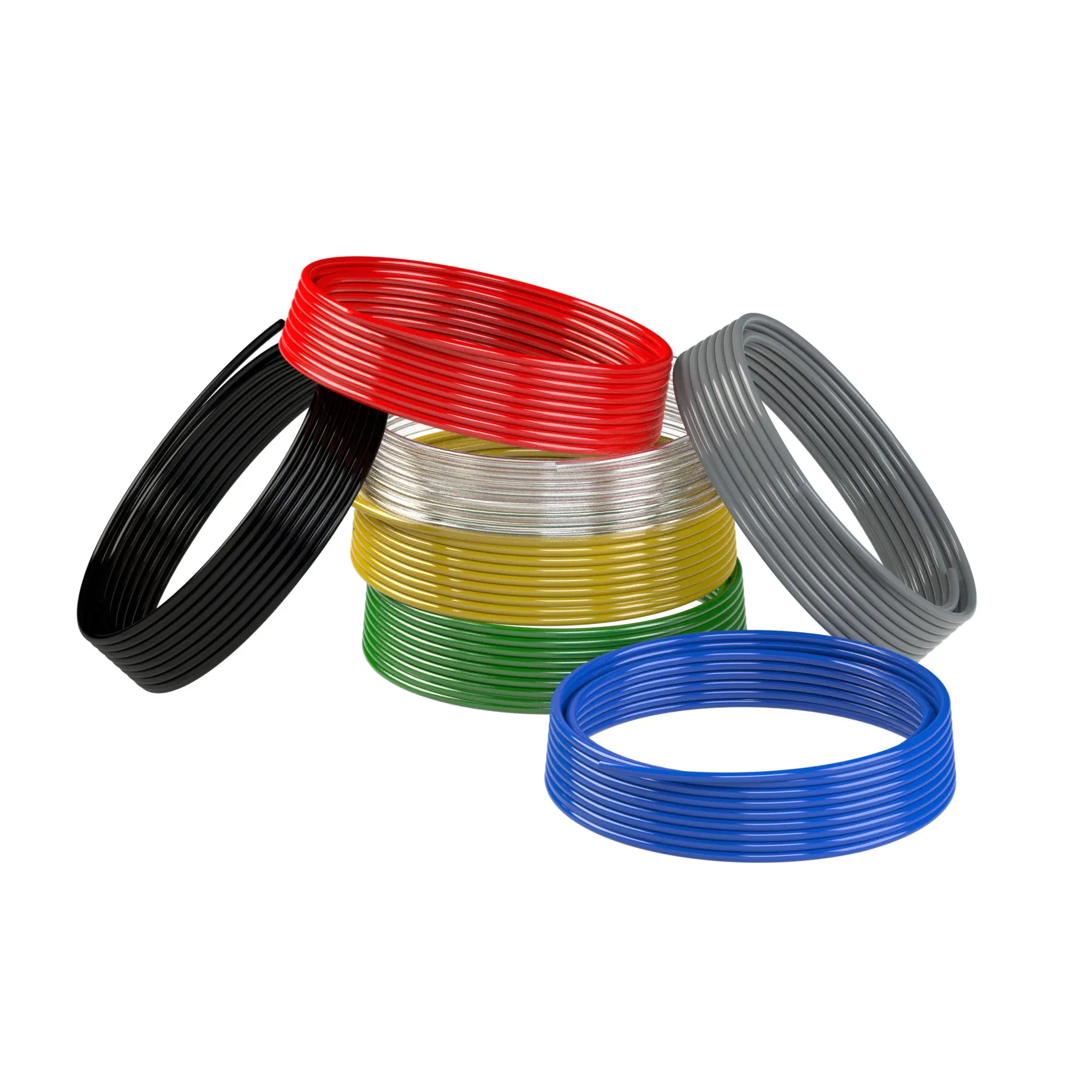 Produktfoto 1 von Polyurethanschlauch, Schlauch-ø 12x1,5 mm, gelb, Rolle à 25 m 259.20 G