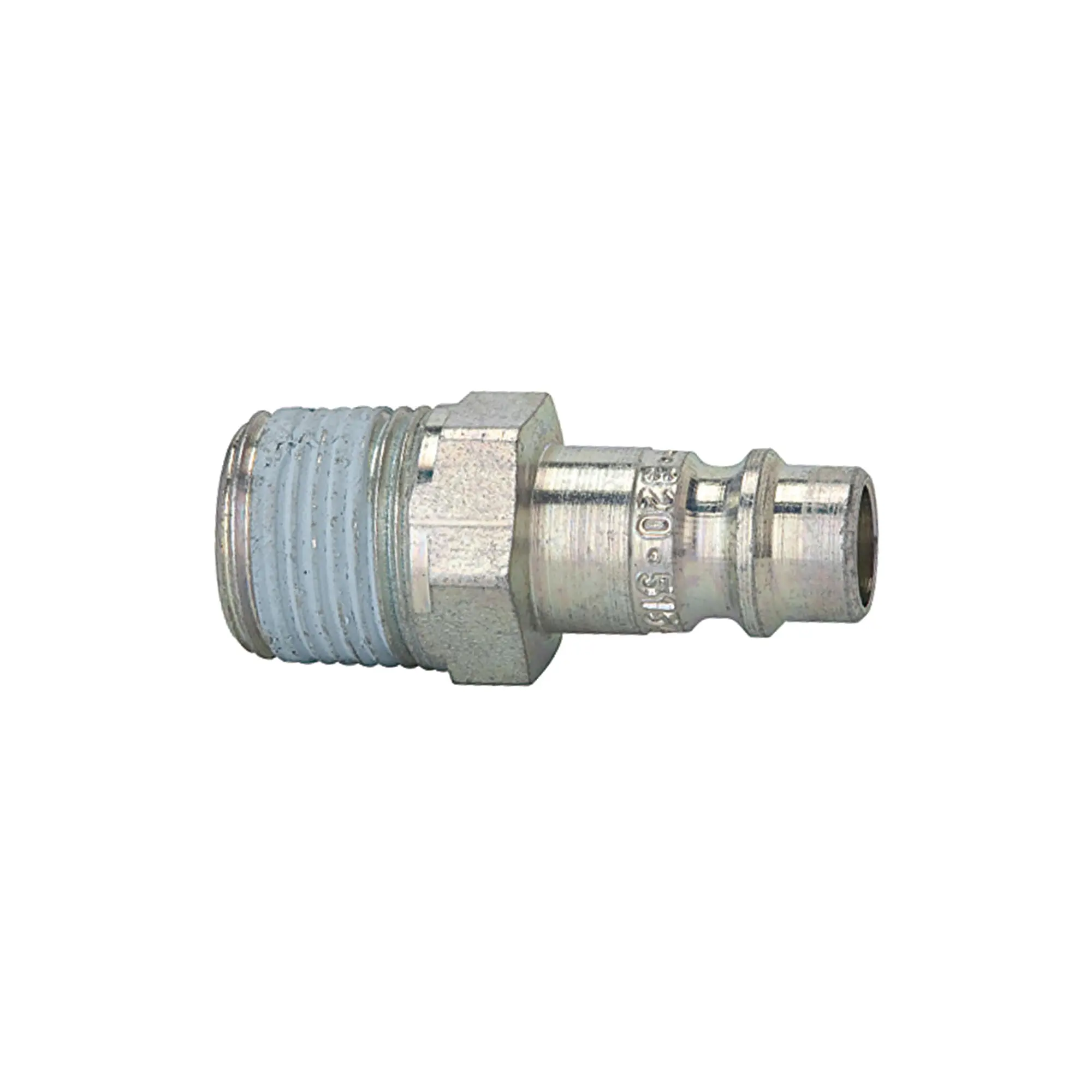 Produktfoto 1 von Nippel für Kuppl. NW 7,2-7,8, Stahl gehärtet/verz., R 1/4 AG PTFE 107377