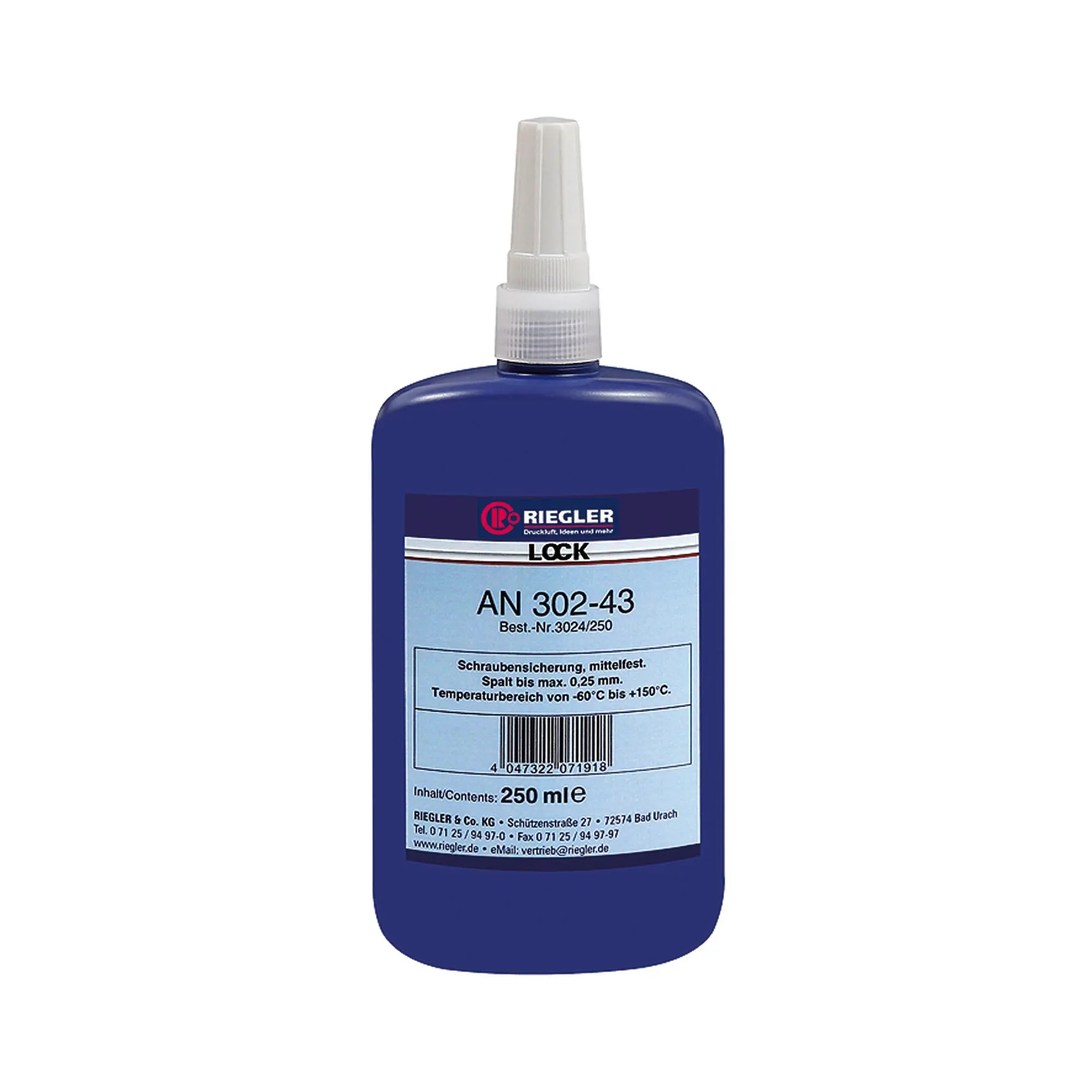 Lock AN 302-43, anaerober Klebstoff, mittelfest, 50 ml 3024/50