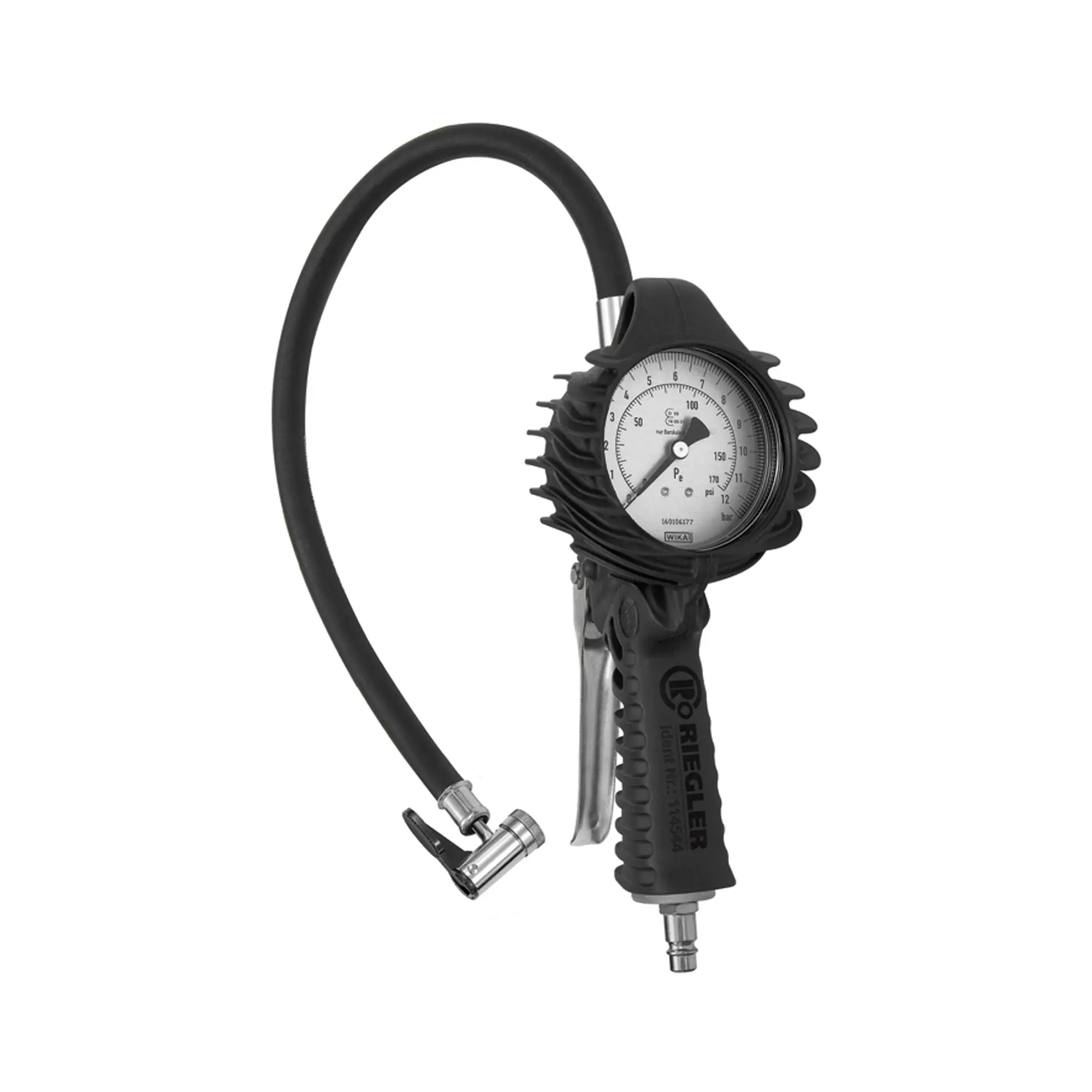 Produktfoto 1 von Stand.-Handreifenfüllmesser HS, Mano Ø 80 mm, ungeeicht, 0-12 bar 39.032
