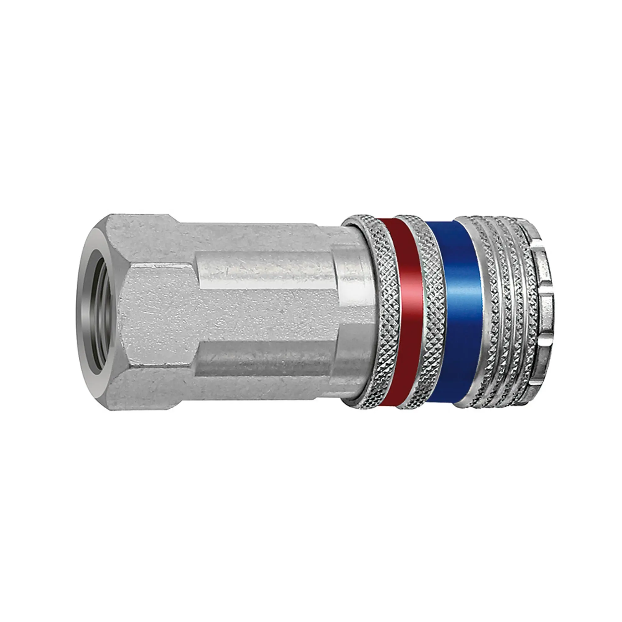 Produktfoto 1 von Sicherheitskupplung NW 10, Stahl/Messing verzinkt, G 3/8 IG 107618