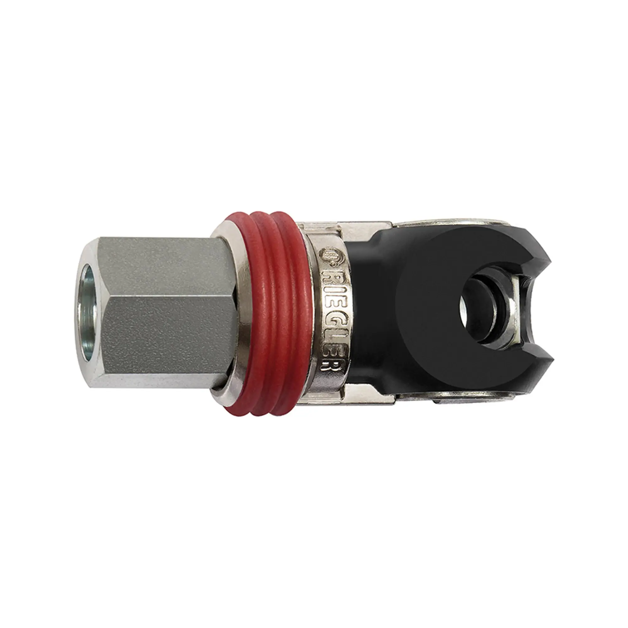 Produktfoto 1 von Schwenk-Sicherheitskupplung NW 8, ISO 6150 C, Stahl, NPT 1/4 IG 425.01-SCH-NPT