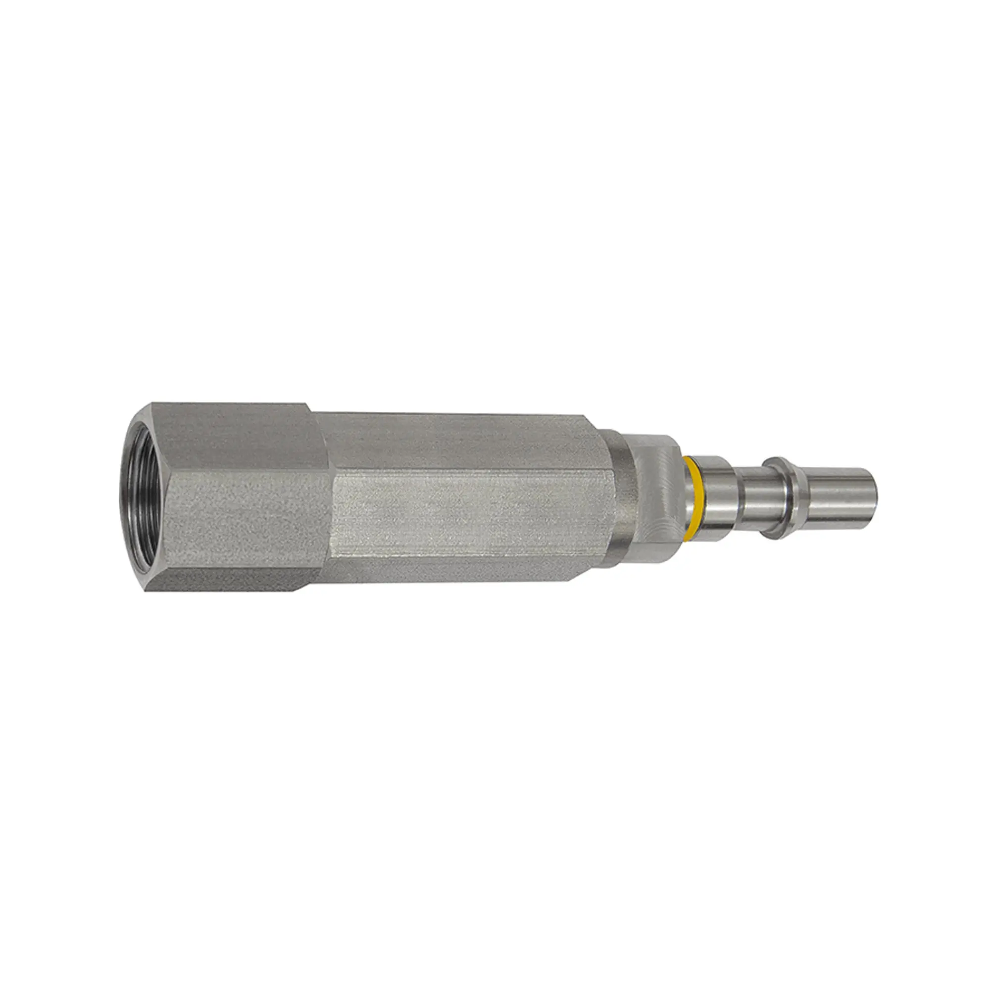 Produktfoto 1 von Unverwechselbarer Nippel NW 6, ISO 6150 C, RSV, G 1/4 IG, grau 426.51-GR-RSV