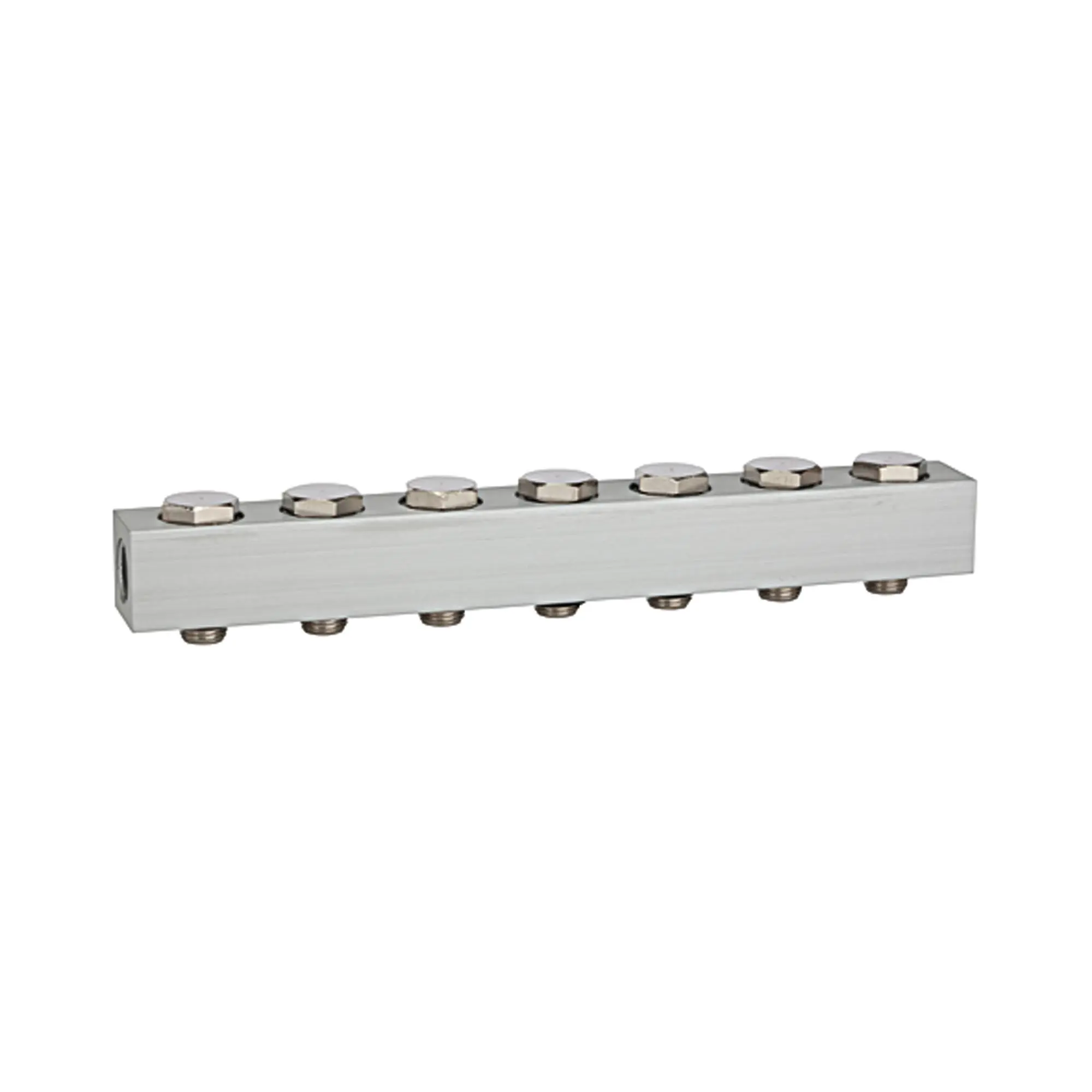 Produktfoto 1 von Versorgungsleiste für Wegeventile, mit 7 Ventilpositionen, G 1/4 106621