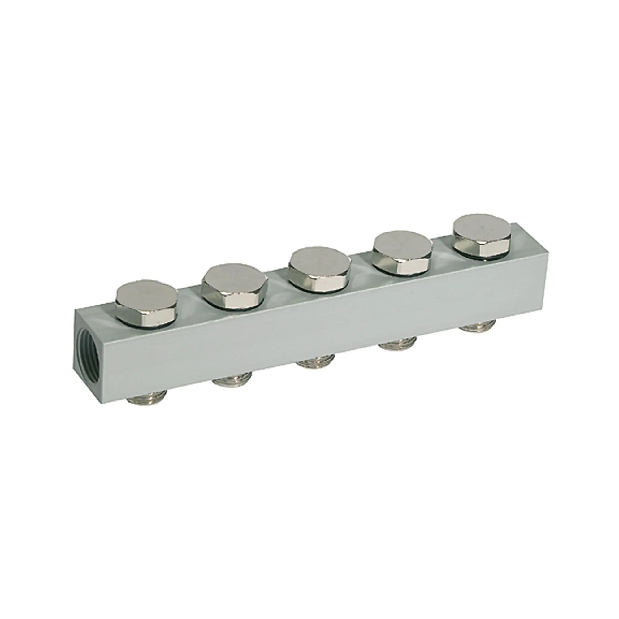 Produktfoto 1 von Versorgungsleiste für Wegeventile, mit 5 Ventilpositionen, G 1/8 106613
