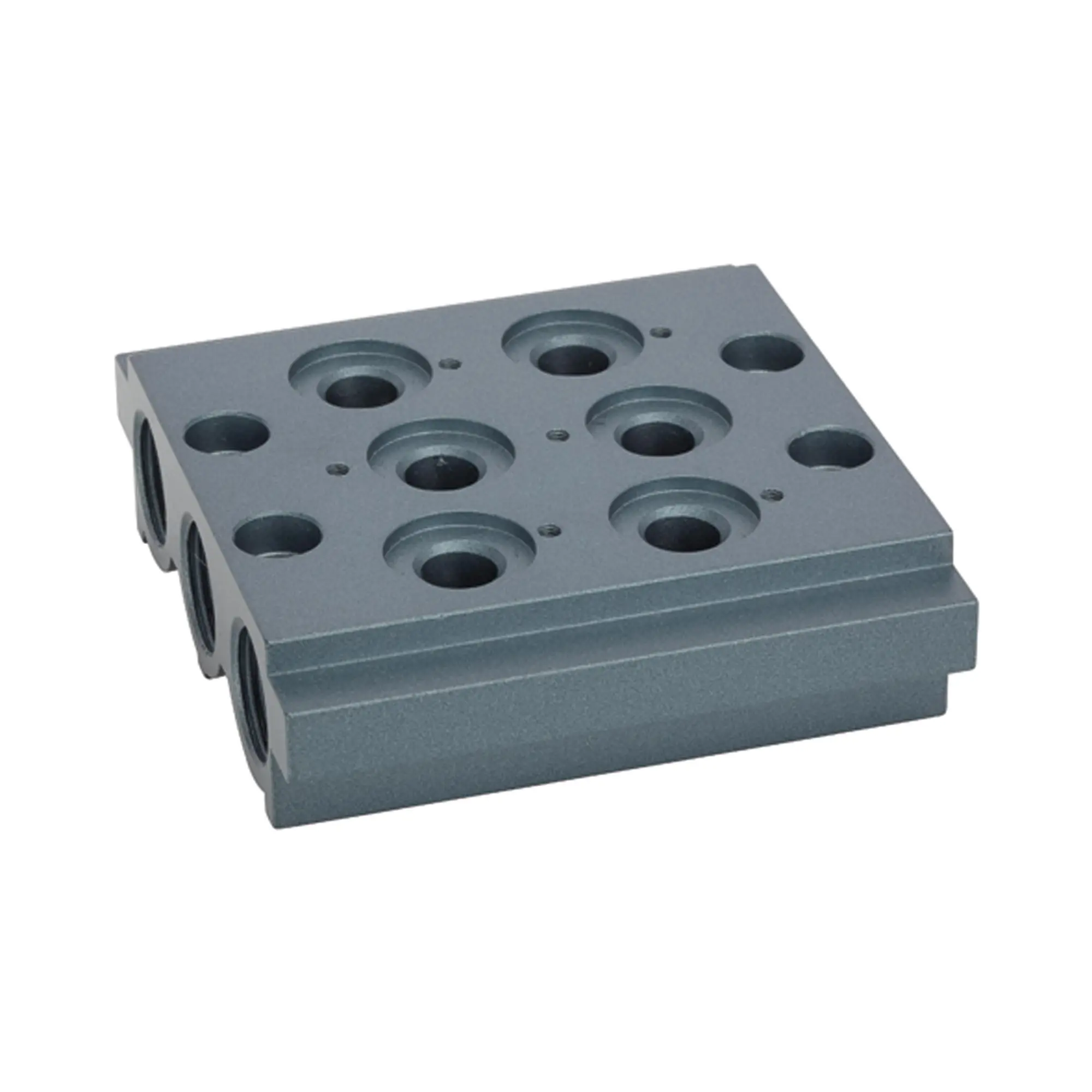 Produktfoto 1 von Mehrfach-Grundplatte für Wegeventile, 2 Ventilpositionen, G 1/4 106632