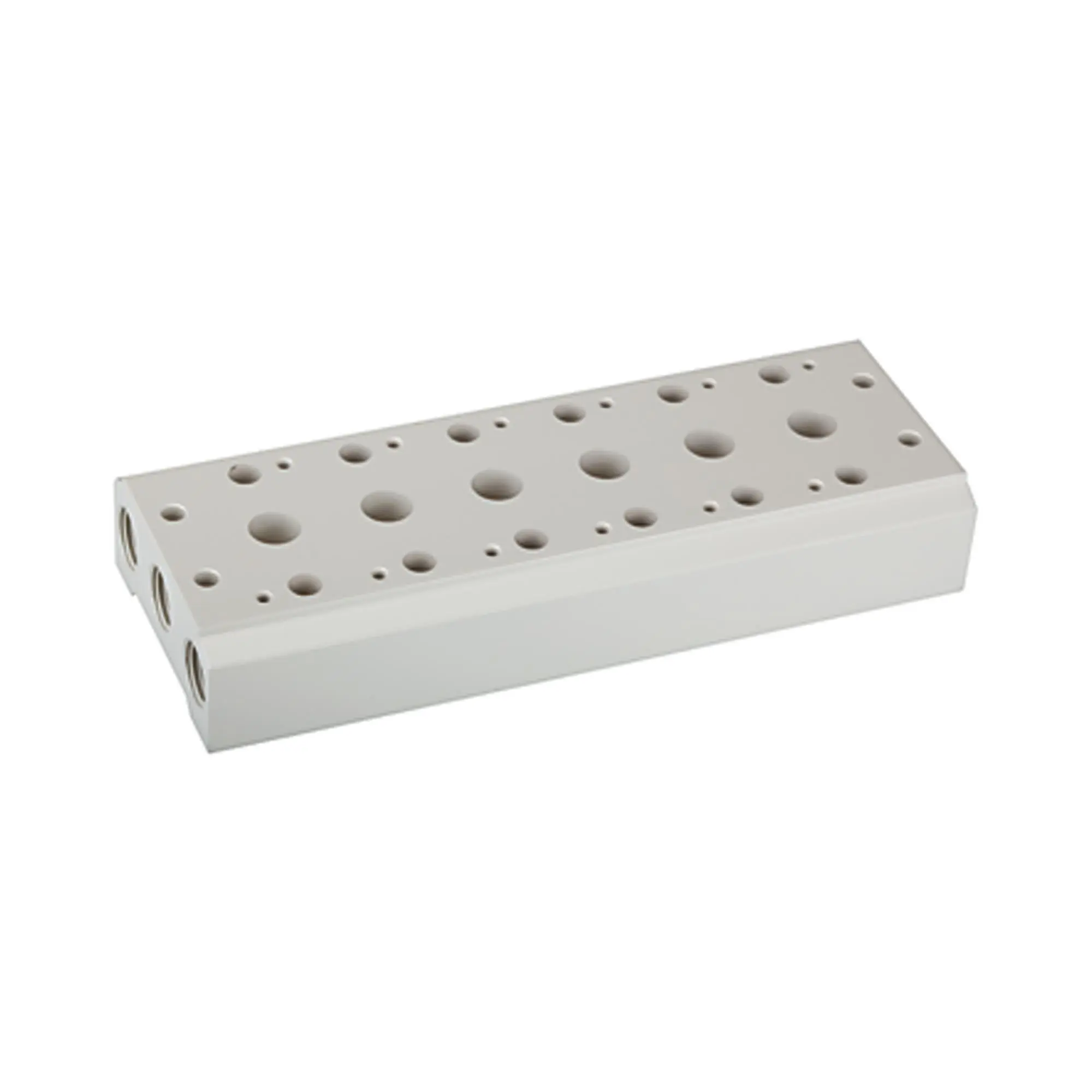 Produktfoto 1 von Mehrfach-Grundplatte für 5/2-5/3-Wegeventile, 6 Pos., M5, G 1/8 5520.06-18