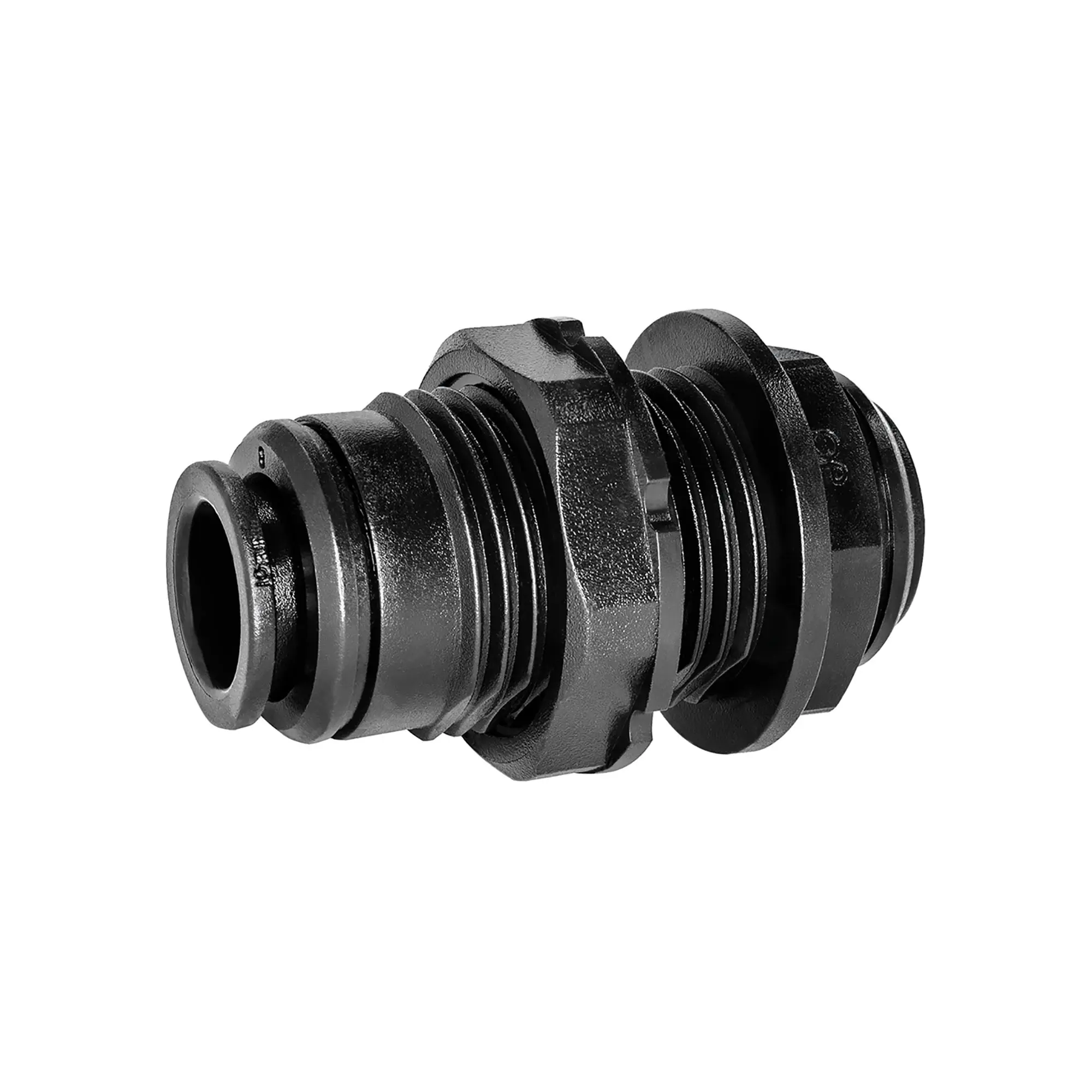 Schottverschraubung POM, G 3/8, für Schlauch-Außen-Ø 6 mm 71.038-6
