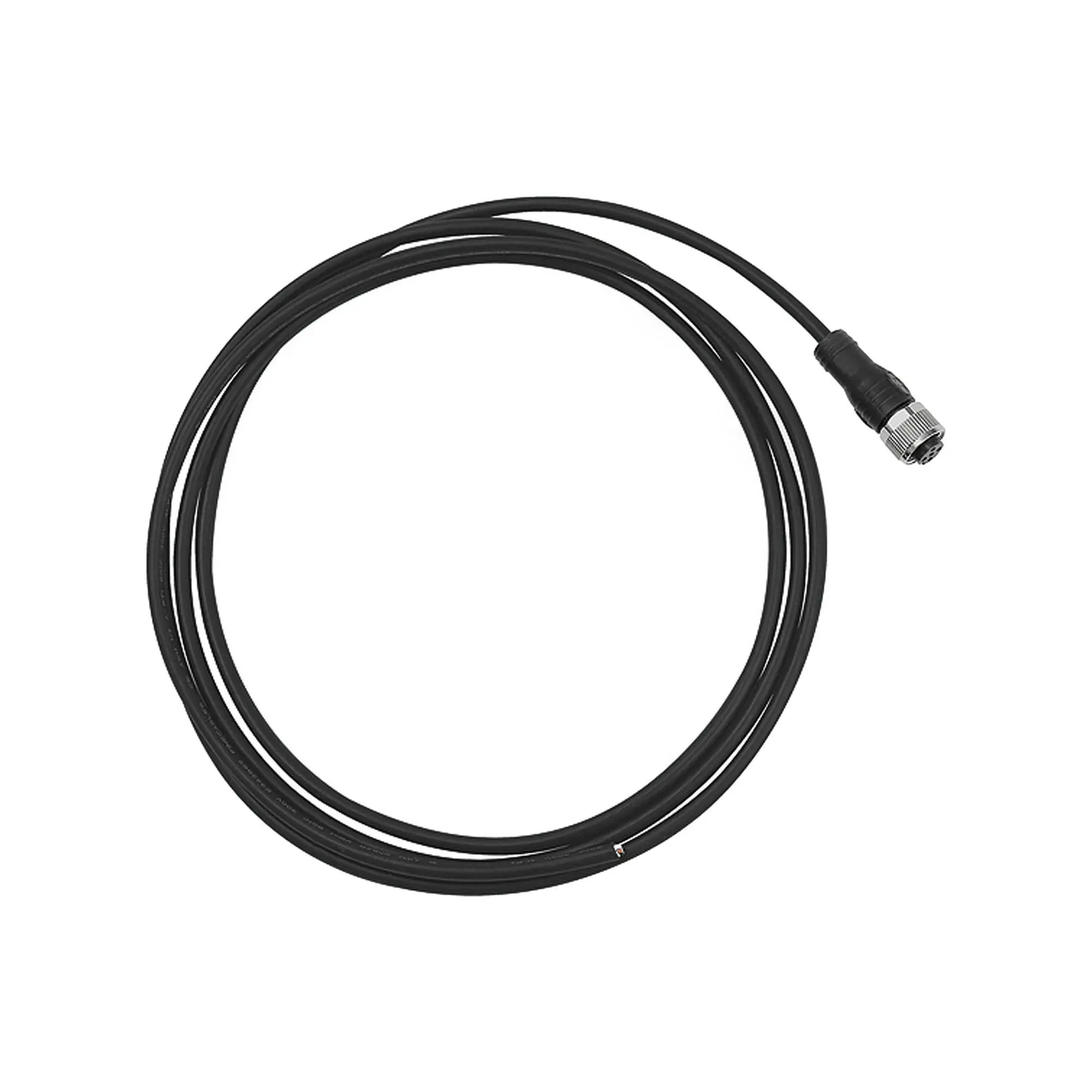 Produktfoto 1 von Anschlussstecker gerade, 5-polig, mit PUR-Kabel 2 m 148335